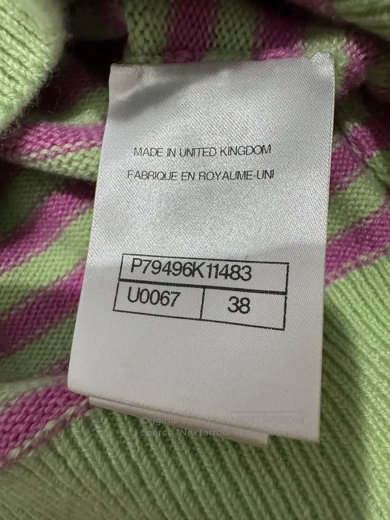 Chanel Chanel Pink-green striped breast patch Size XS / US 0-2 / IT 36-38 - 5 Thumbnail