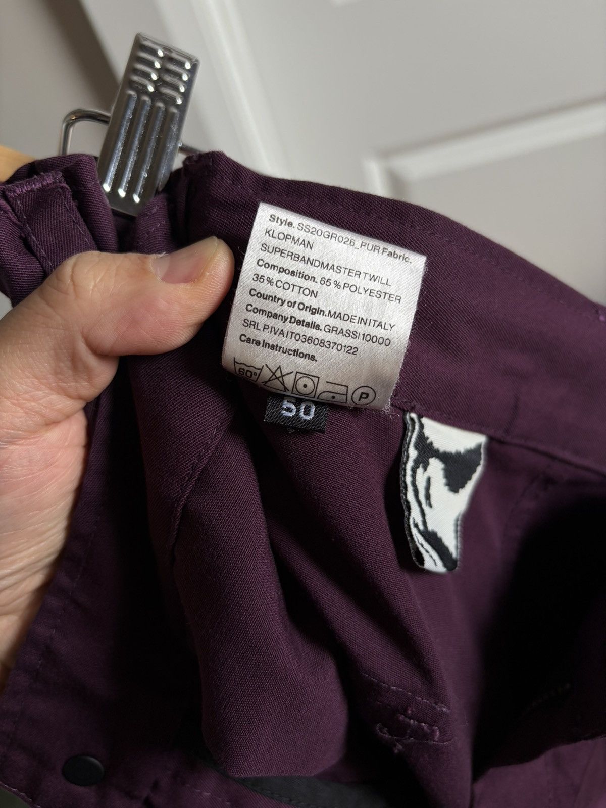 GR10K Klopman Twill Cargo Pants Size US 36 / EU 52 - 6 Thumbnail