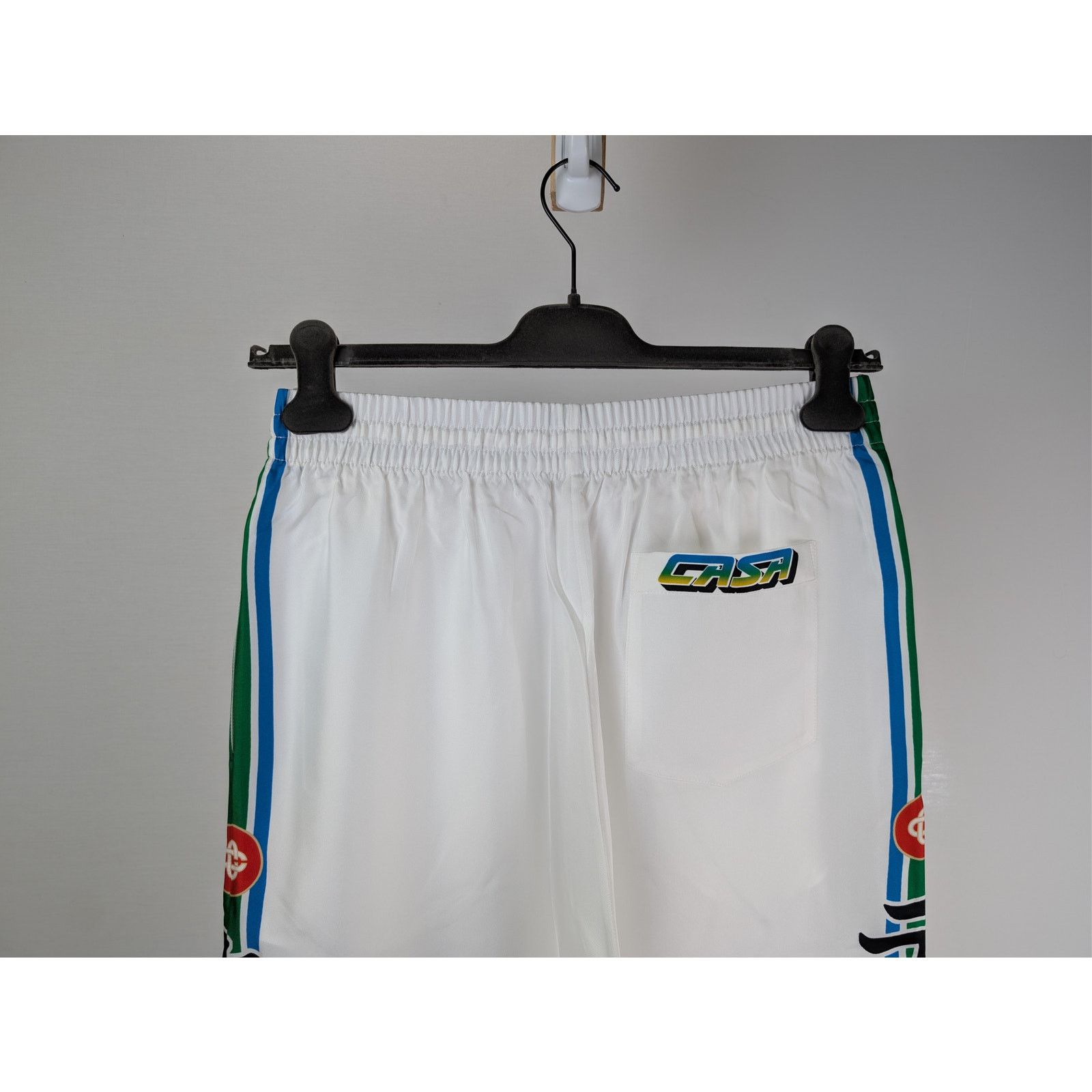 Casablanca o1rshd1 Silk Twill Drawstring Trouser sweatpant Flame Laurel Size US 38 / EU 54 - 10 Thumbnail