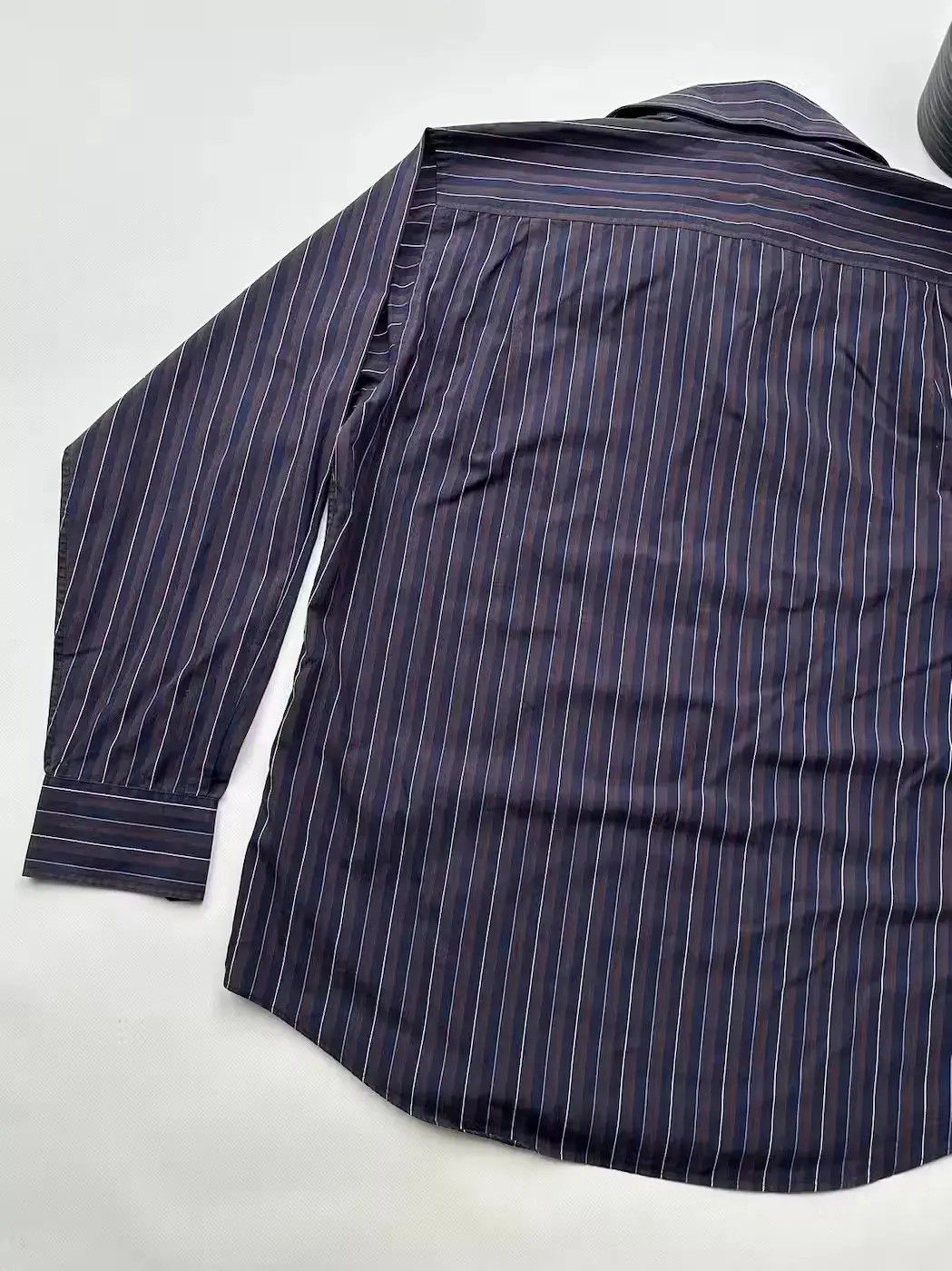 Balmain Balmain Striped Vintage Shirt Long Sleeve (545) Size US XL / EU 56 / 4 - 9 Thumbnail