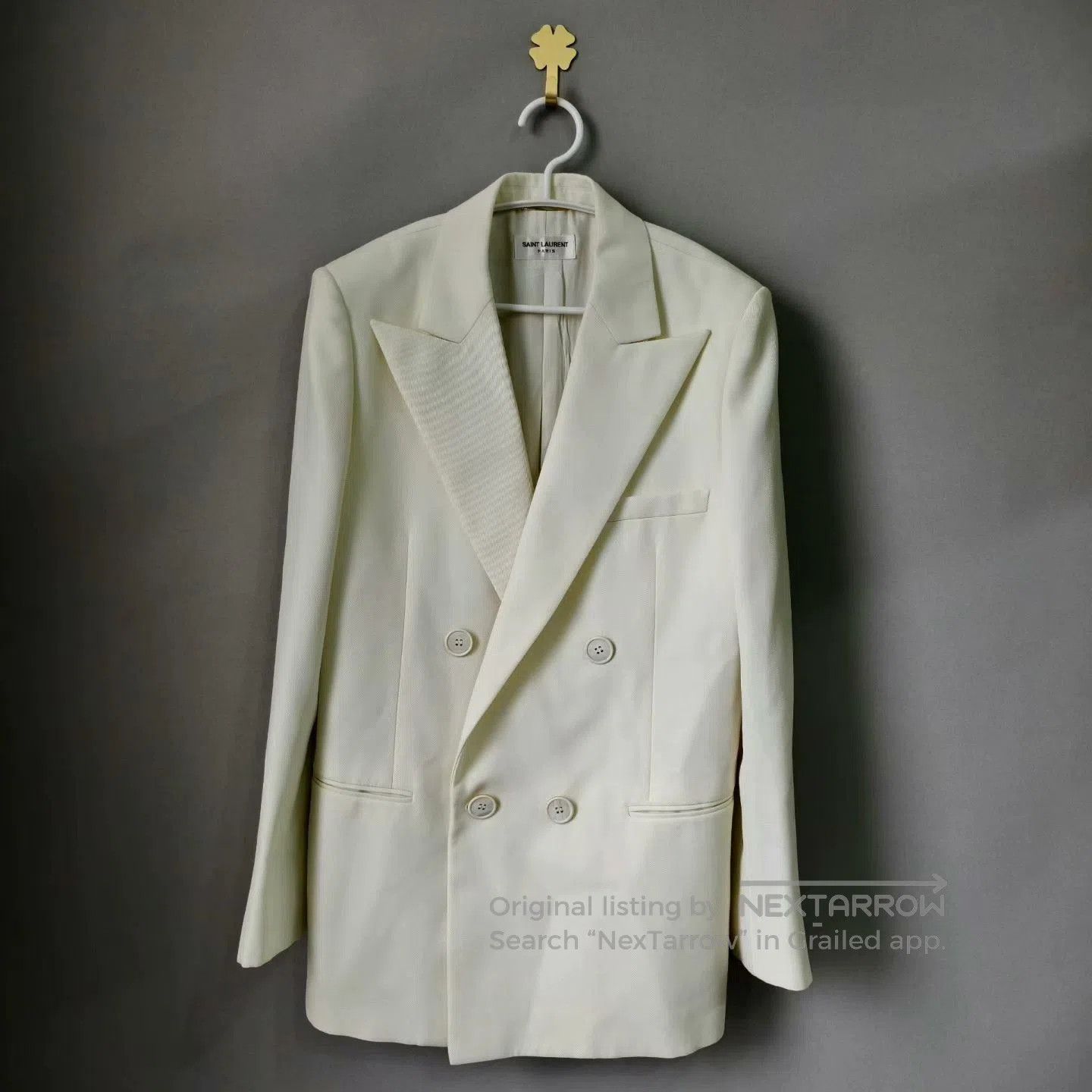 Saint Laurent Paris Saint Laurent Double-Breasted Blazer. Size S / US 4 / IT 40 - 1 Thumbnail