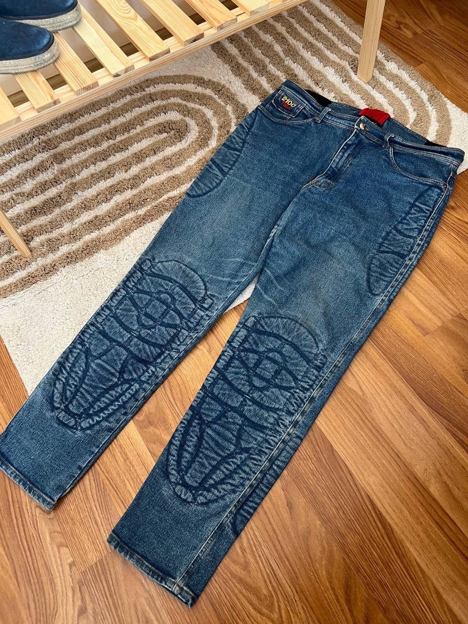 Drake × Japanese Brand × Vintage VINTAGE💥 Giali Motorcycle Jeans Denim Racing Drake Japanese Size US 36 / EU 52 - 2 Thumbnail