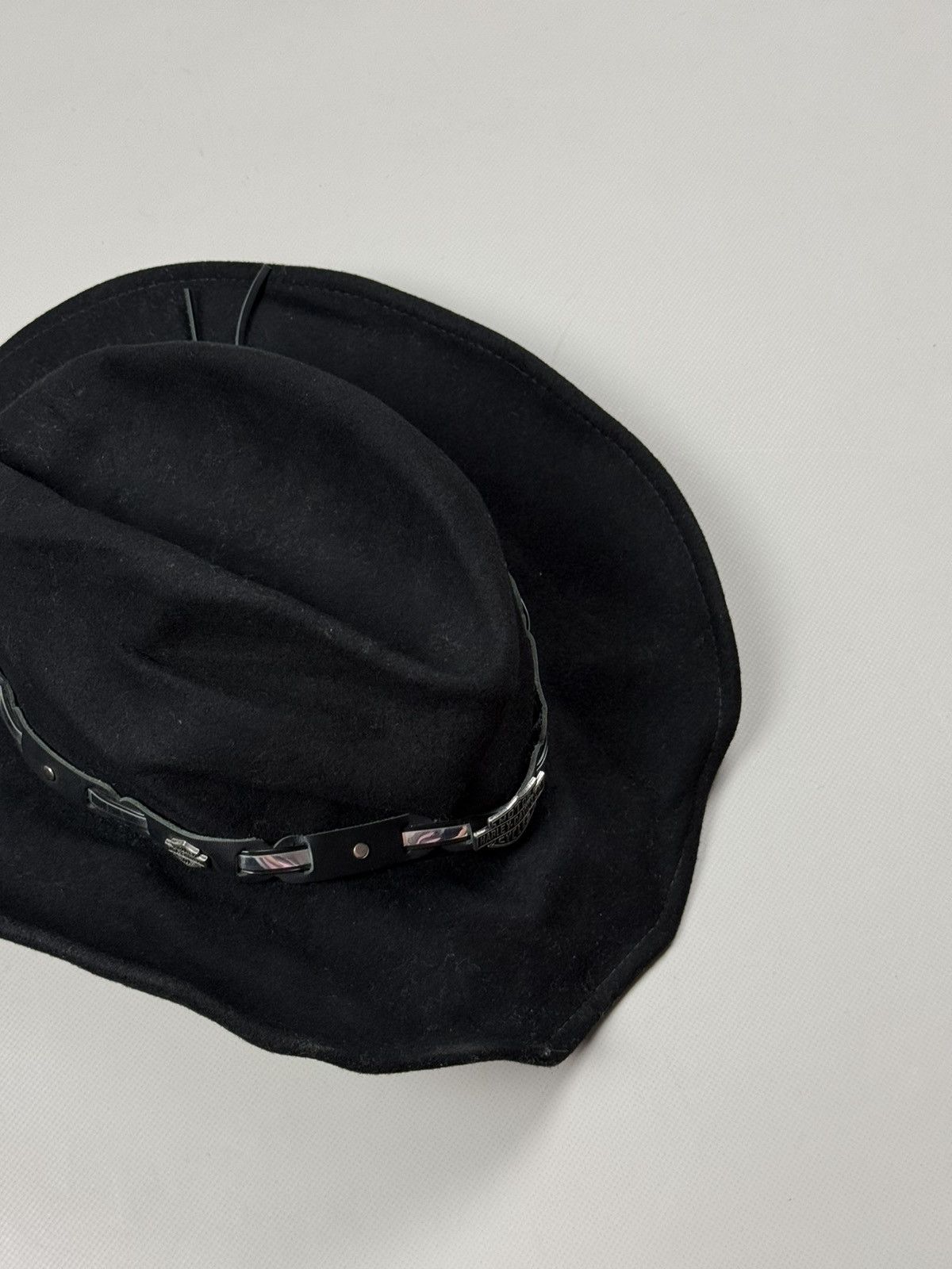 Harley Davidson Harley Davidson Western Wool Cowboy Hat Cap Size XL Size ONE SIZE - 13 Thumbnail
