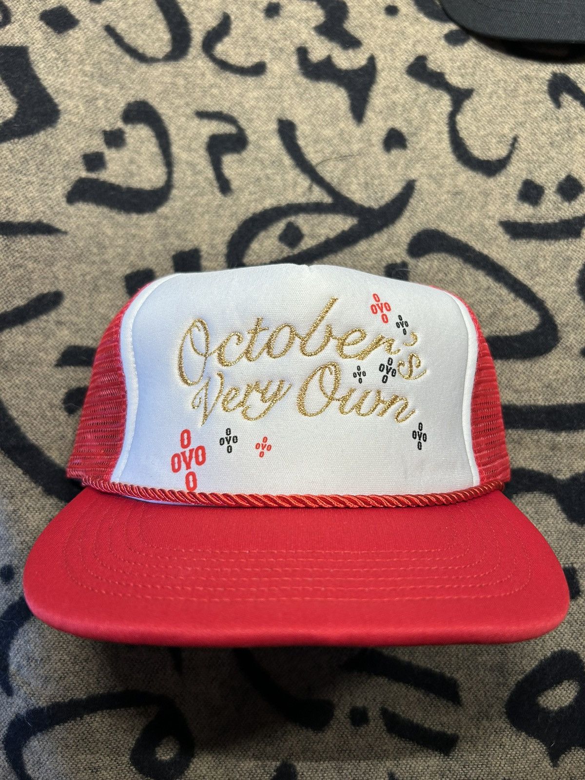 October's Very Own 2016 Octobers very own Script Trucker hat Size ONE SIZE - 1 Thumbnail