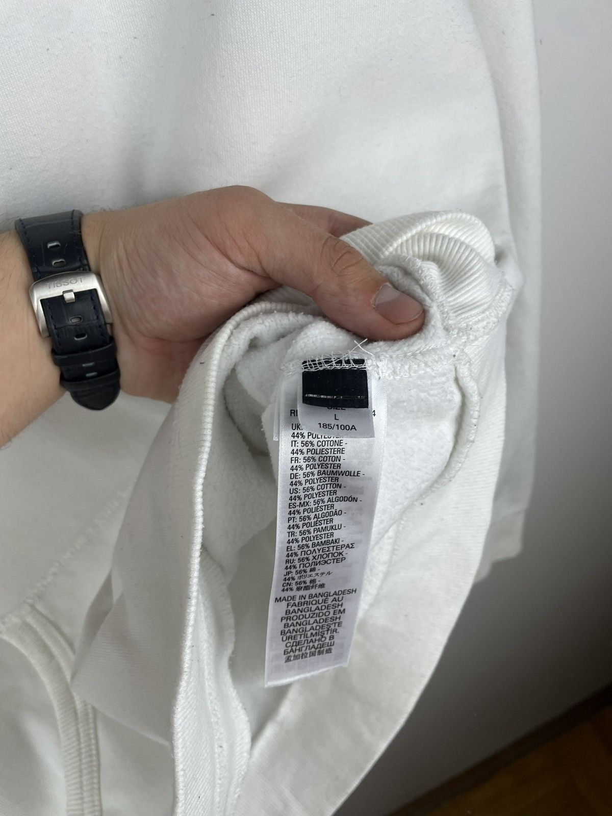 Diesel Luxury Diesel Big Logo Hoodie White Size L Size US L / EU 52-54 / 3 - 4 Thumbnail
