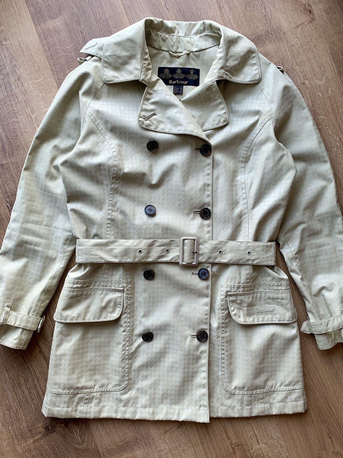 Barbour Barbour Houndstooth Valerie waterproof Trench Coat Size M / US 6-8 / IT 42-44 - 3 Thumbnail