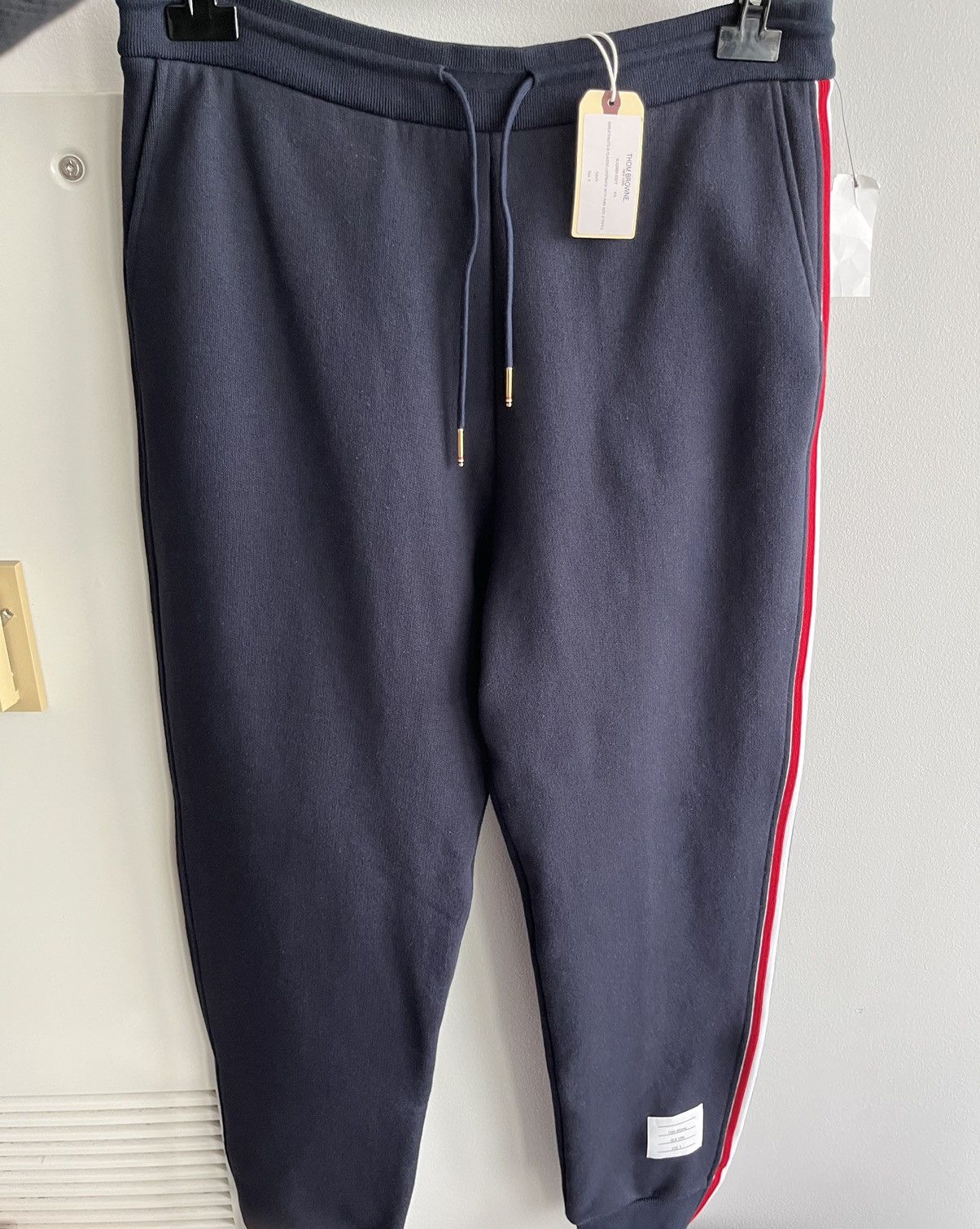 Thom Browne Brand New Iconic Thom Browne Logo Sweatpants Size US 34 / EU 50 - 8 Thumbnail