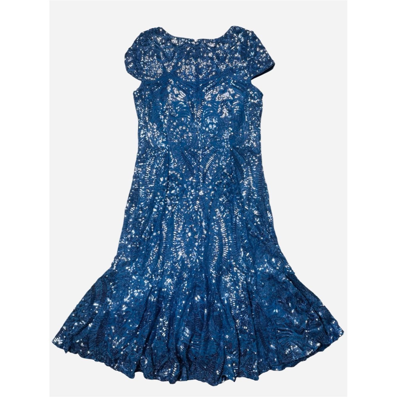 Alex Evenings NWT New $239 Alex Evenings Sequin Fit-and-Flare Midi Dress Size XL / US 12-14 / IT 48-50 - 3 Thumbnail