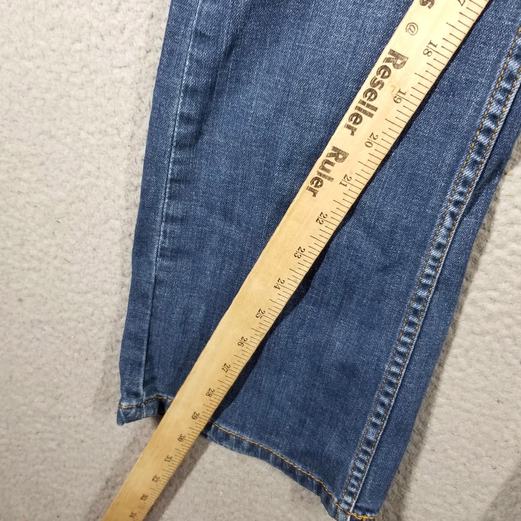 Levi's Levi's 514 Jeans Men 32x30 Blue Denim Straight Leg Mid Rise Casual Classic Rivets Size US 32 / EU 48 - 5 Thumbnail
