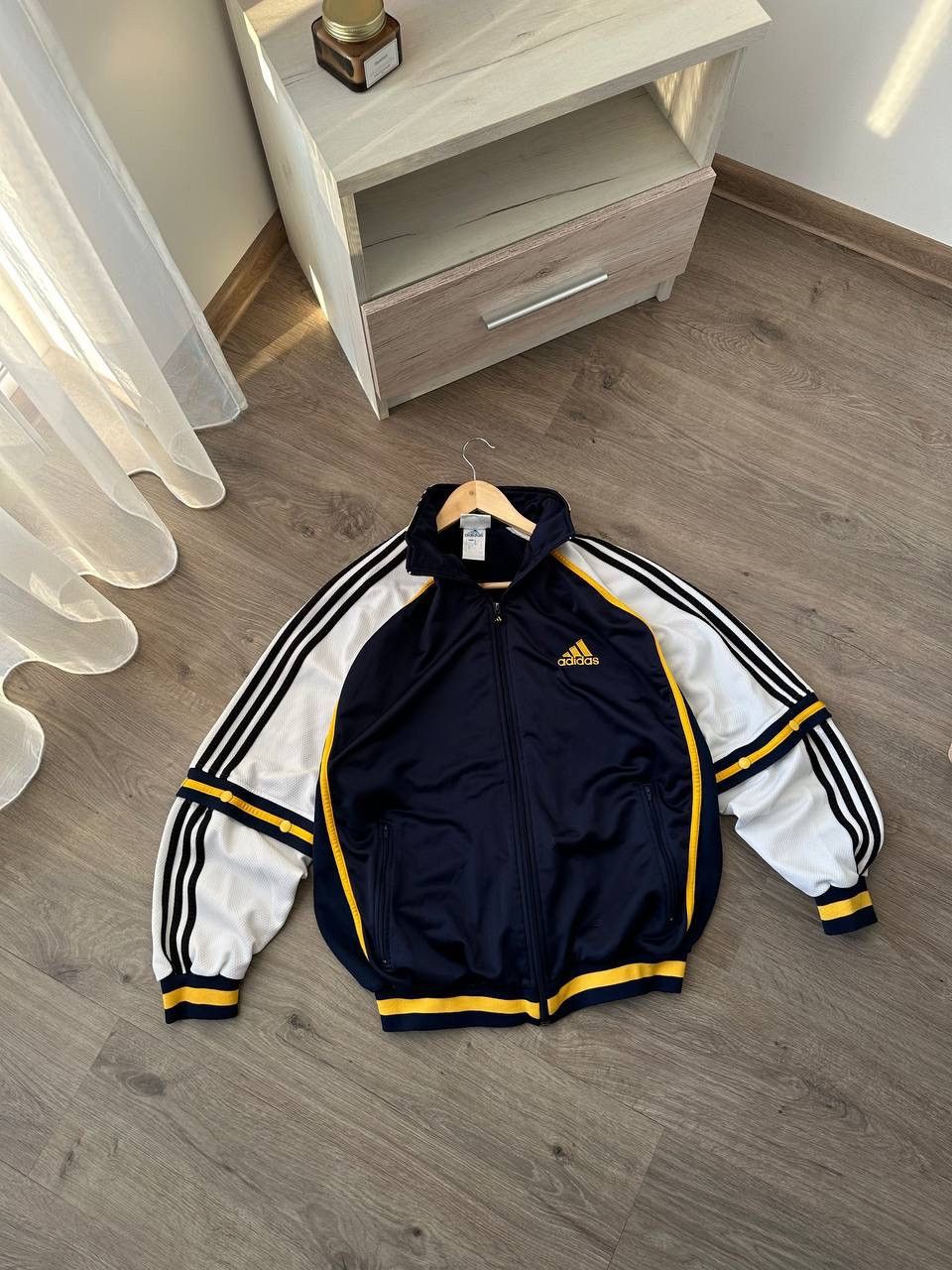Adidas × Vintage Vintage Adidas Transforms Sportswear Full Zip Hoodie Size US L / EU 52-54 / 3 - 1 Thumbnail