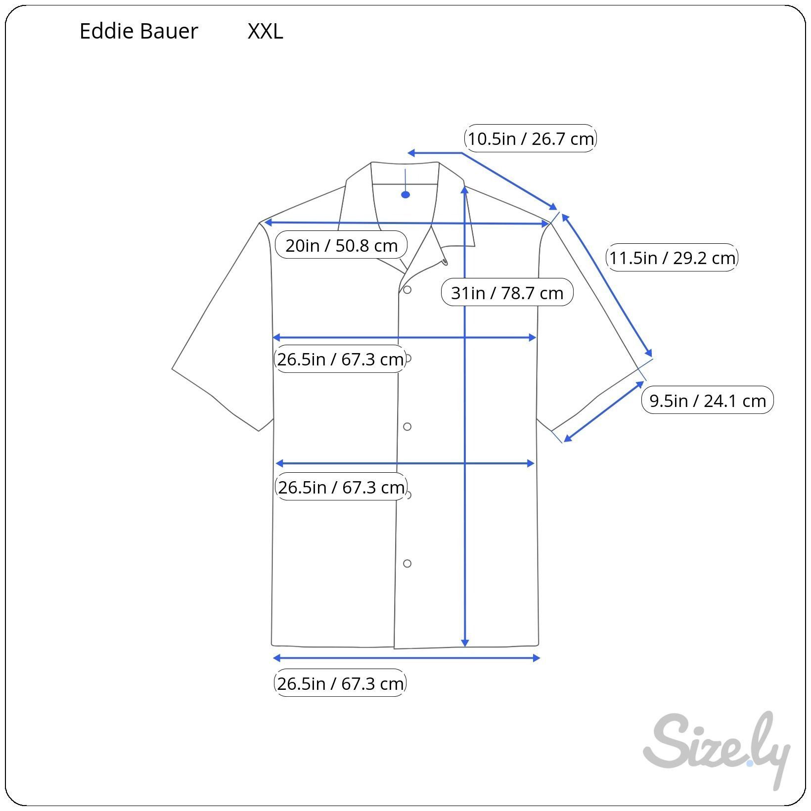 Eddie Bauer Eddie Bauer Men's XXL Classic Fit Moisture Wicking UPF 40 W Size US XXL / EU 58 / 5 - 2 Thumbnail