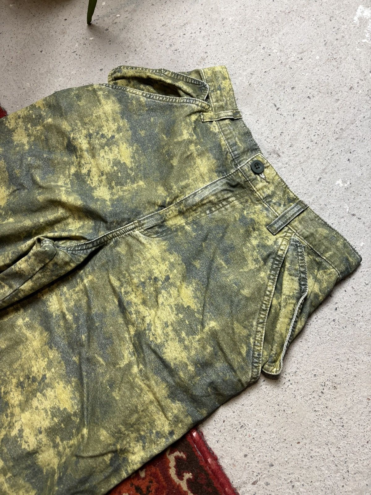 Asos × Vintage Vintage avant garde Camouflaged Military Cargo Pants Size 26" / US 2 / IT 38 - 2 Thumbnail