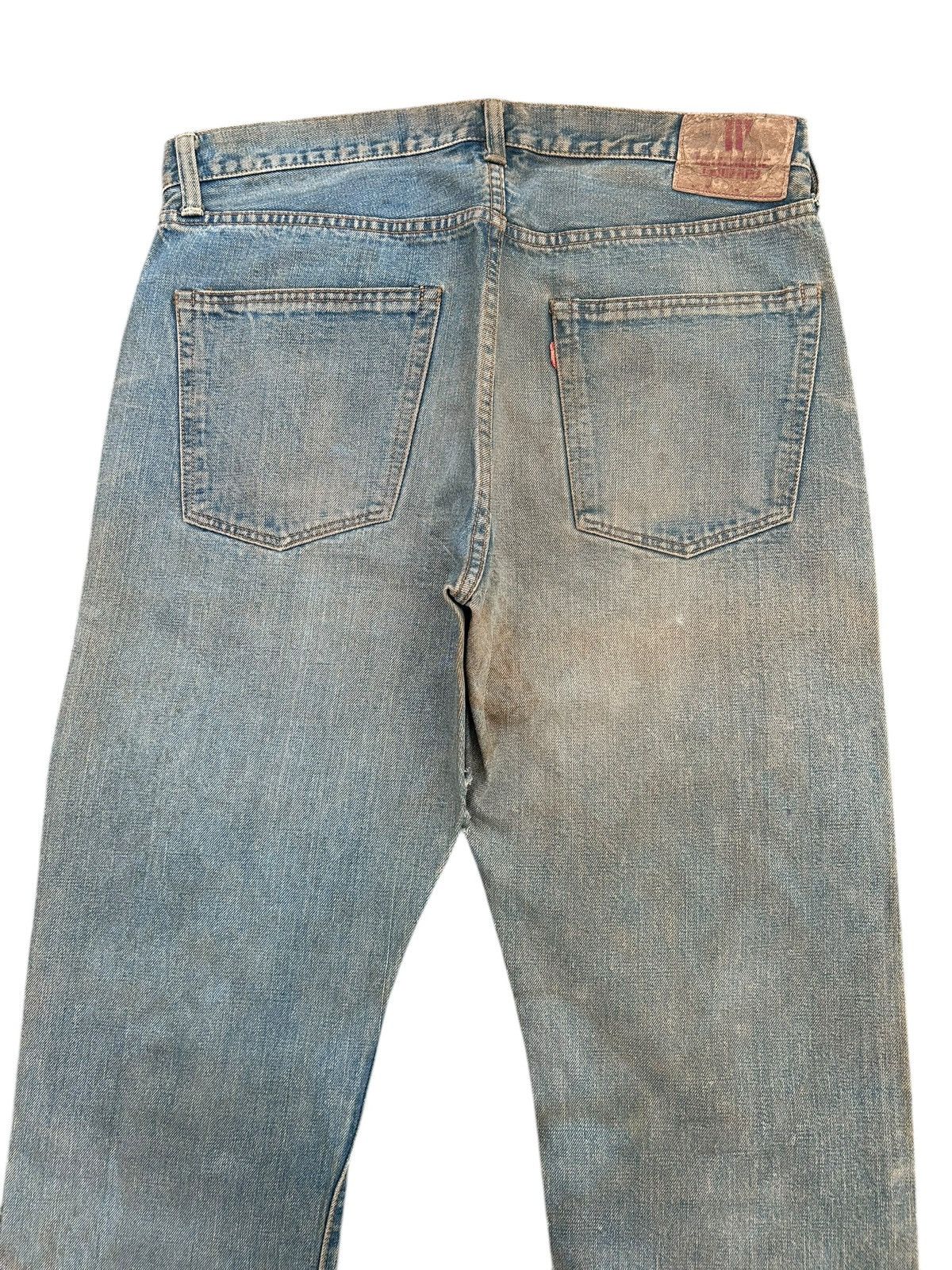 Kapital Vintage Warehouse Selvedge Distressed Rusty Dirty Denim Jean Size US 35 - 12 Thumbnail