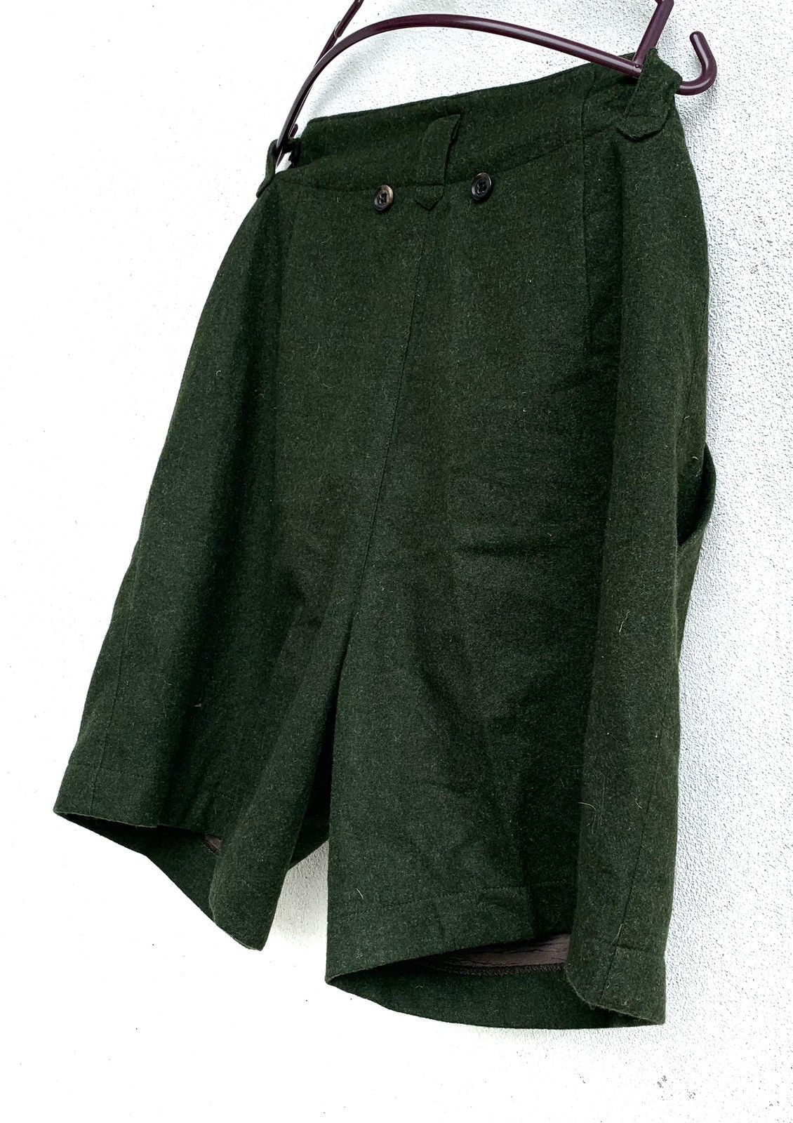 Japanese Brand Vintage ISAMU-ISHII Company Wool Short Pant Size 25" / US 0 / IT 36 - 4 Thumbnail