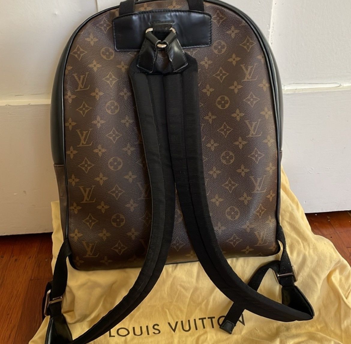 Louis Vuitton Louis Vuitton Josh Backpack - Macassar monogram Size ONE SIZE - 4 Thumbnail
