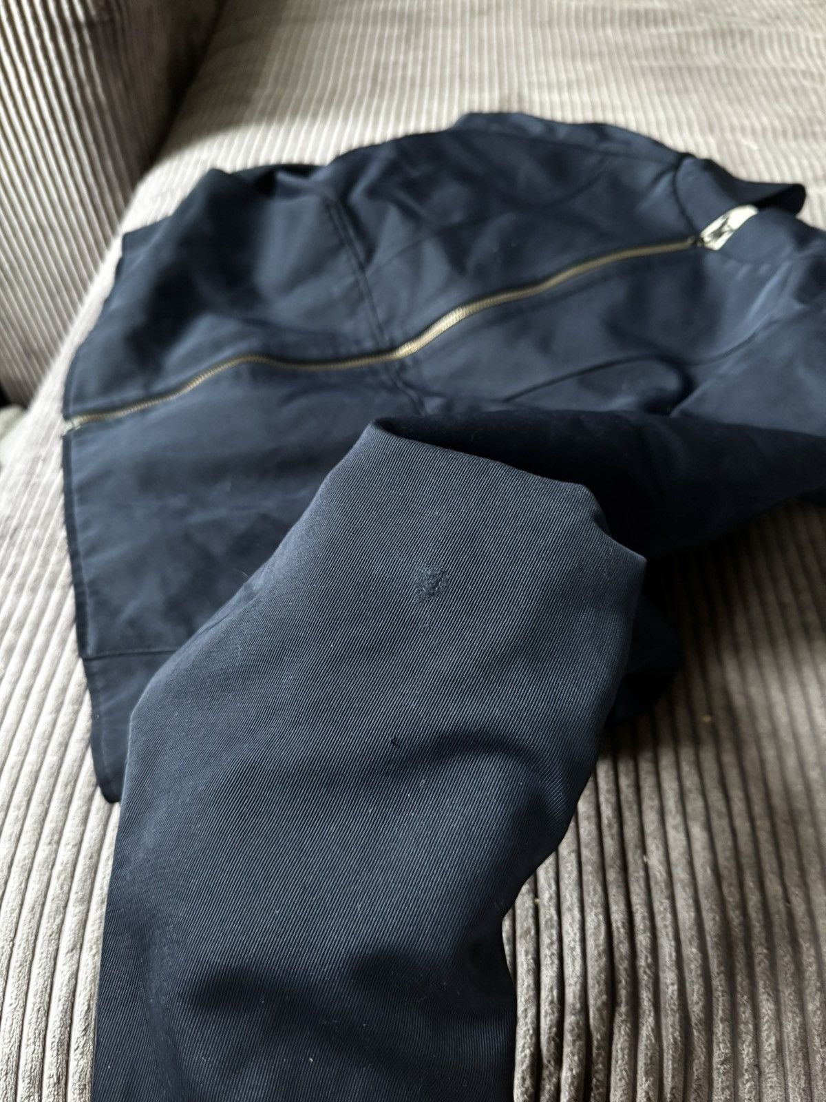 Acne Studios Acne Studios Cropped Boxy Jacket Like Active Workwear Navy M Size US M / EU 48-50 / 2 - 12 Thumbnail