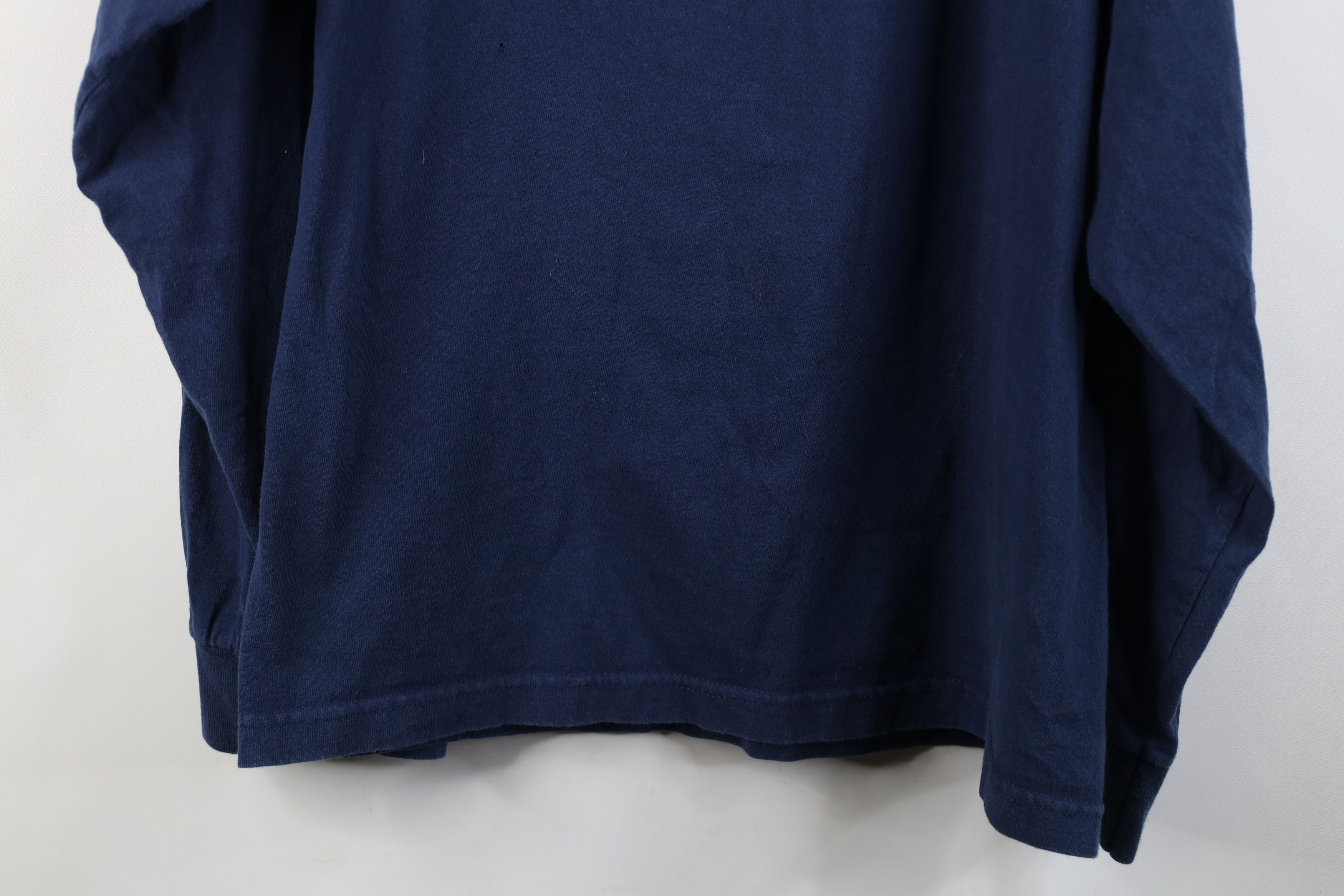 Vintage Vintage Y2K Tigers Baseball Long Sleeve T-Shirt Blue Size US XXL / EU 58 / 5 - 16 Thumbnail