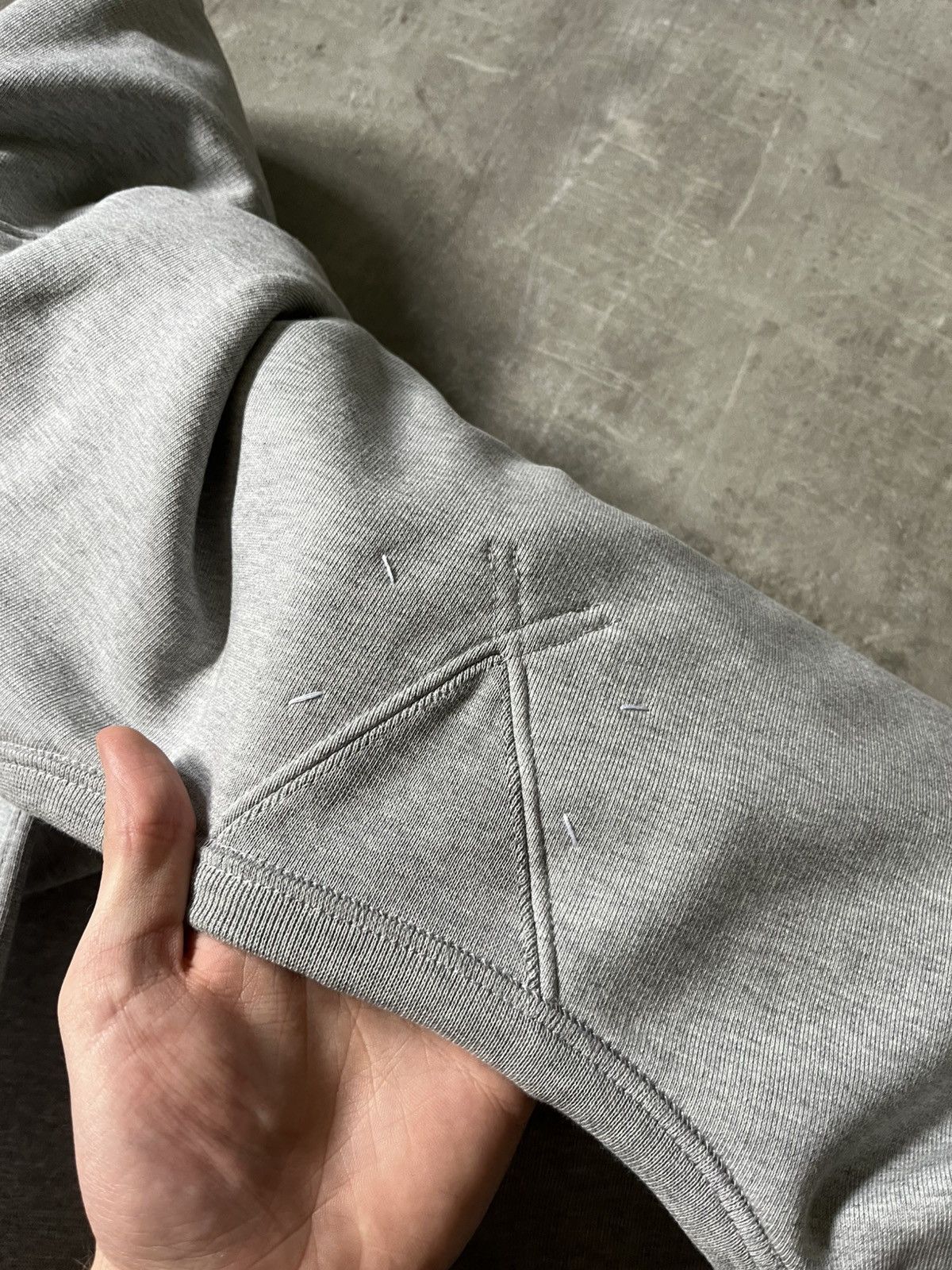 Maison Margiela Maison Margiela S/S 21 Icon gray hoodi double layer rare Size US M / EU 48-50 / 2 - 7 Thumbnail