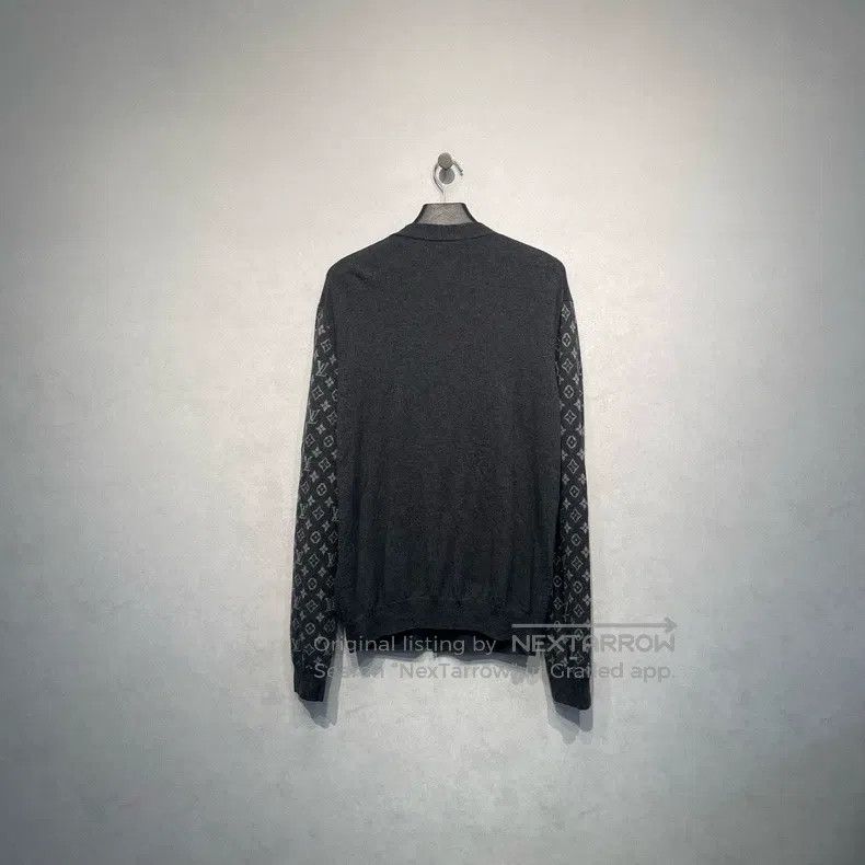 Louis Vuitton Louis Vuitton size 4l Full logo patchwork cardigan sweater Size US M / EU 48-50 / 2 - 2 Thumbnail