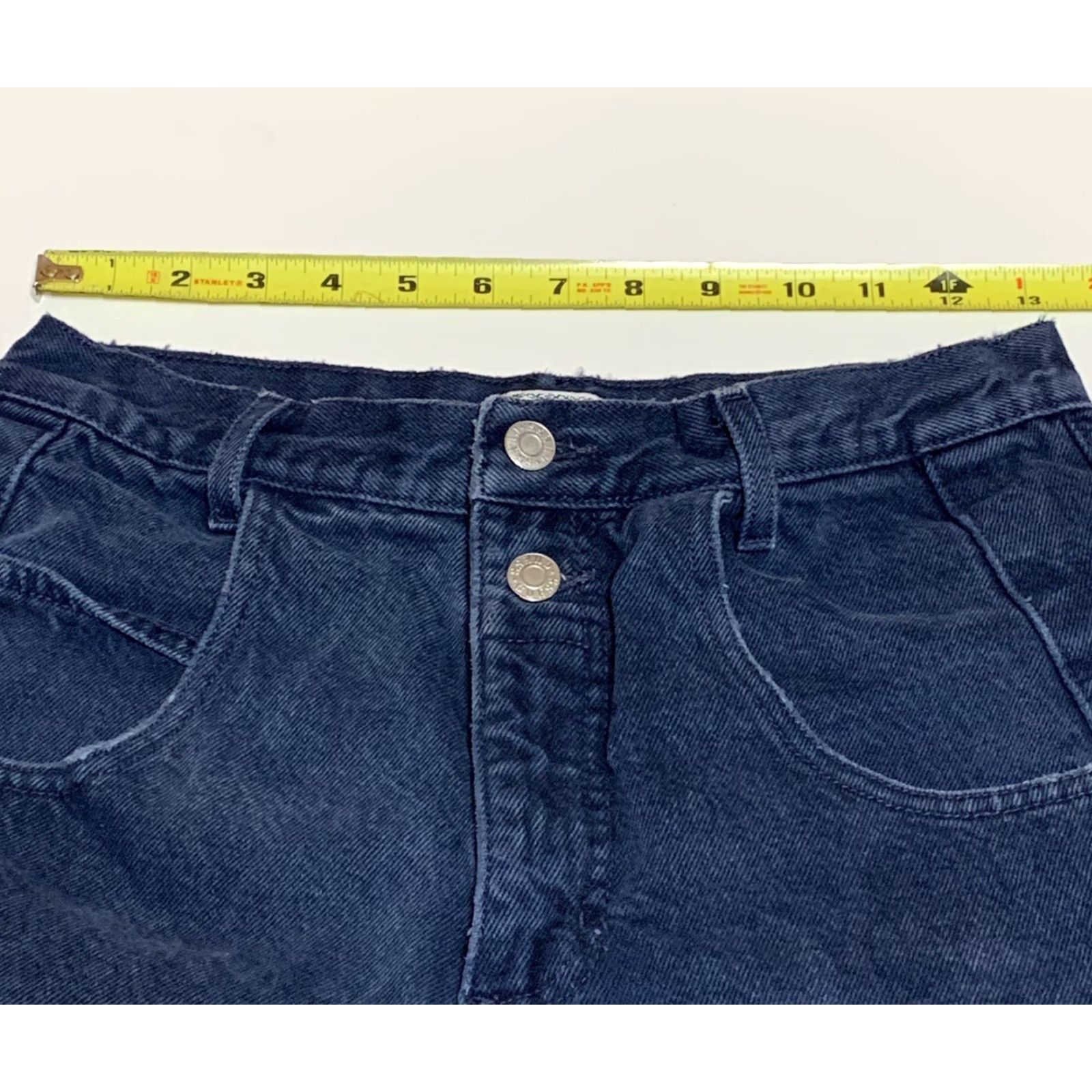 Guess VINTAGE GUESS Jeans USA Georges Marciano High Waisted Tapered Leg 26x29 Blue Denim Mens 80s 90s Style #10075 Size US 26 / EU 42 - 4 Thumbnail