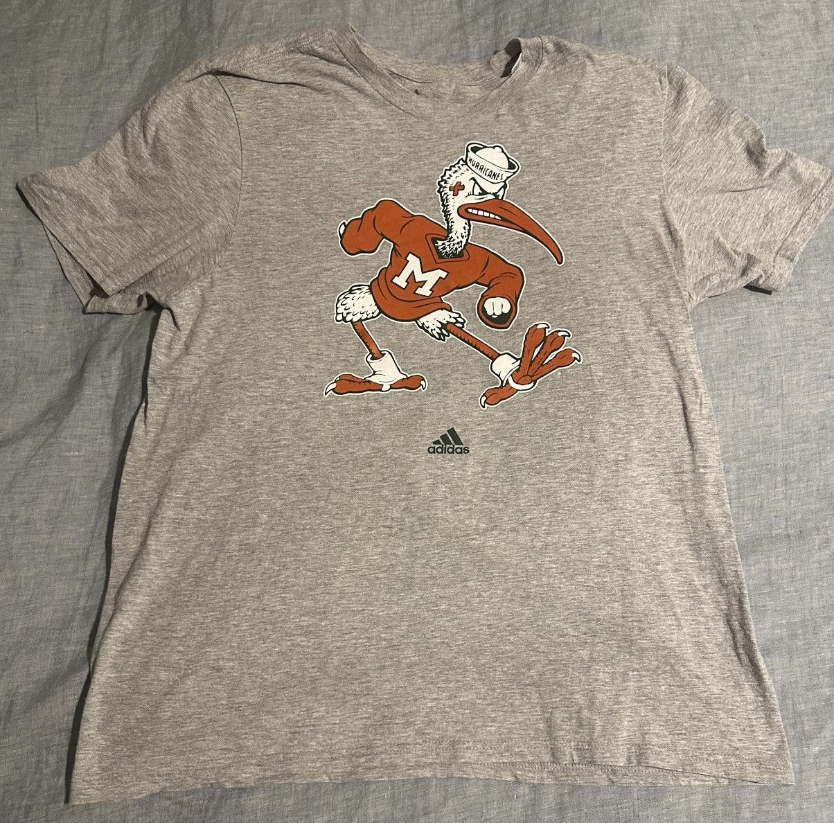 Adidas × NCAA University of Miami Hurricanes Ibis t-shirt size large Size US L / EU 52-54 / 3 - 1 Thumbnail