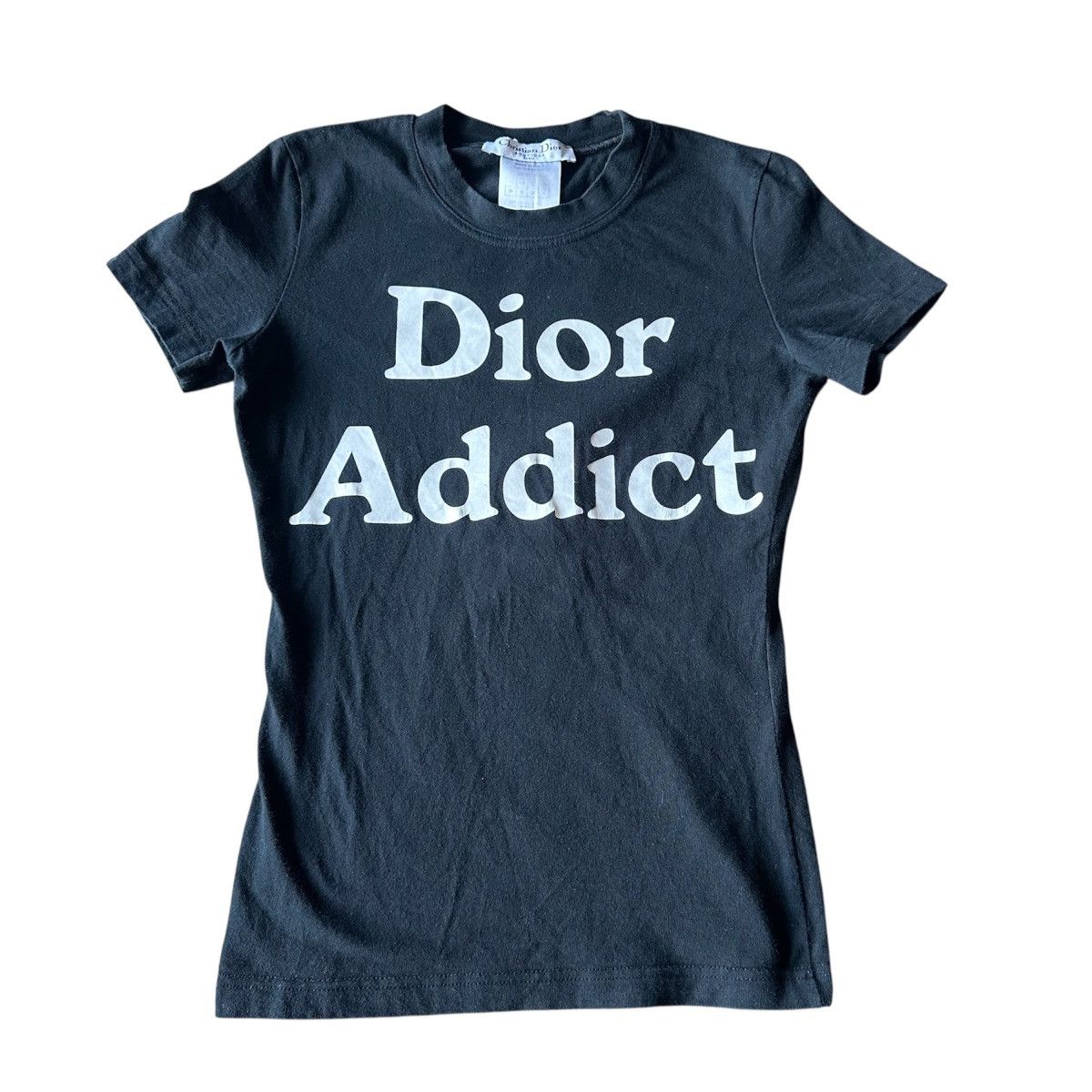 Dior Dior vintage "Dior Addict" short sleeve t-shirt Size S / US 4 / IT 40 - 1 Thumbnail