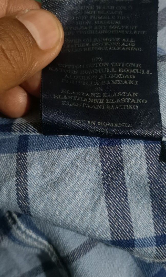 Burberry Burberry Nova Check Trousers OG Blue Plaid 36R Size US 36 / EU 52 - 10 Thumbnail