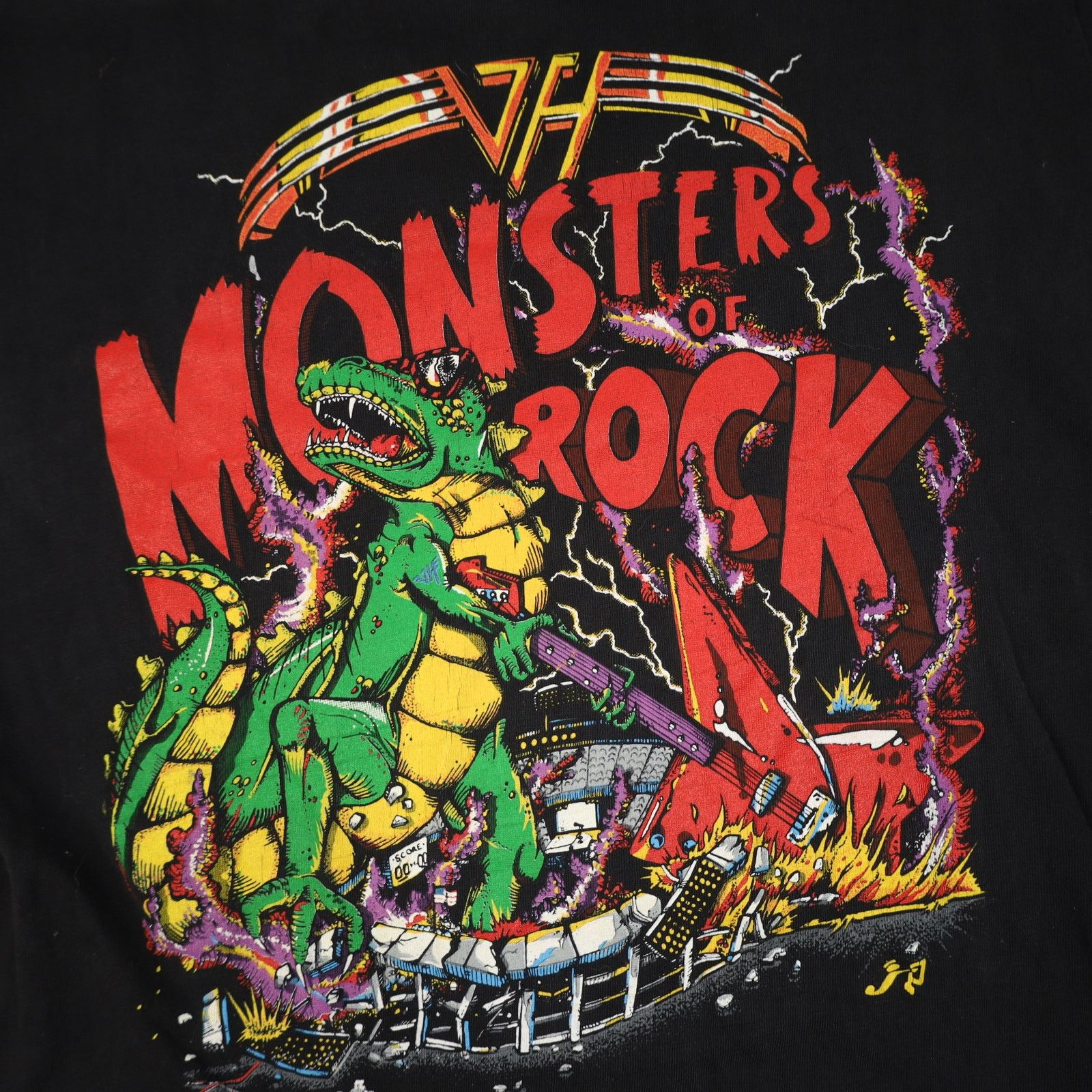 Band Tees × Vintage Vintage 1988 Van Halen Monsters of Rock Tour T Shirt Size US L / EU 52-54 / 3 - 3 Thumbnail