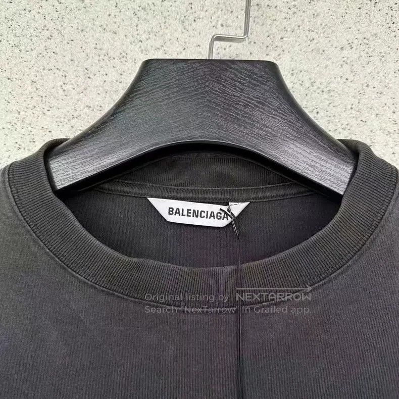 Balenciaga Balenciaga Black Back Defile Short Sleeve Size US S / EU 44-46 / 1 - 3 Thumbnail
