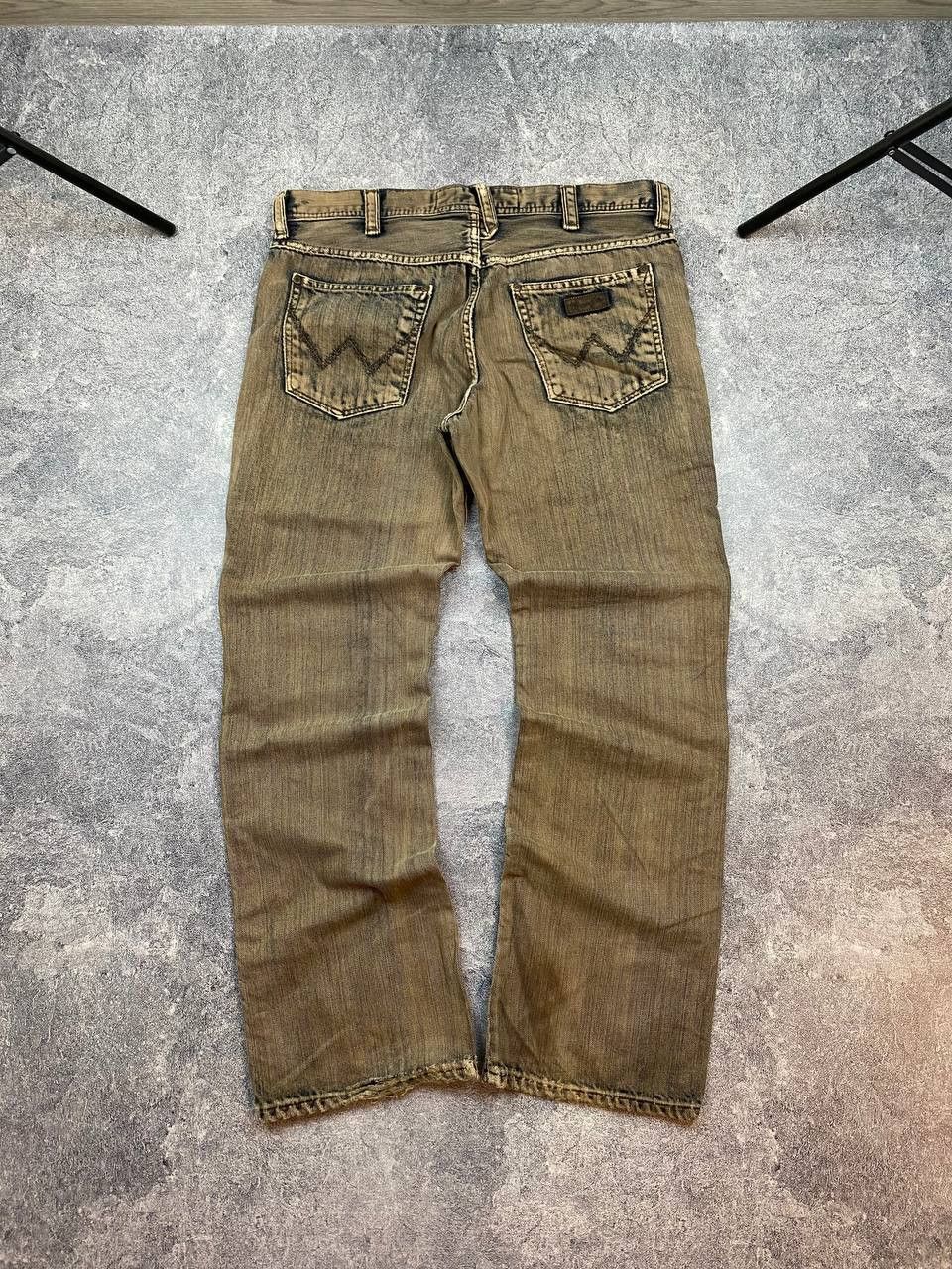 Wrangler Wrangler Jeans Dirty Pants faded crazy thrash y2k distressed Size US 36 / EU 52 - 3 Thumbnail