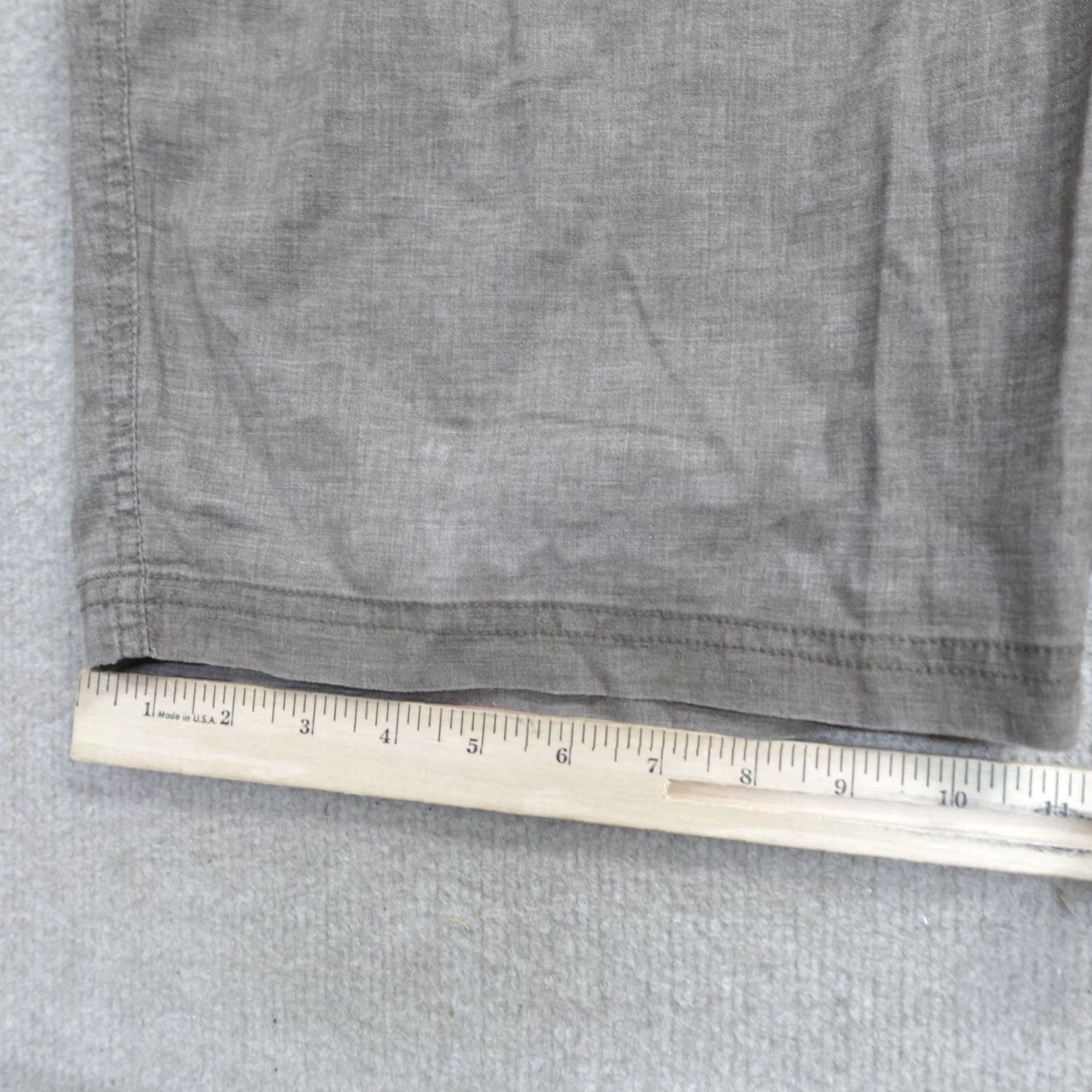 Prana Prana Shorts 38 Gray Brown Hemp Blend 8" Furrow Mens Chino Beig e Regular Pocket Pattern Solid Size US 38 / EU 54 - 5 Thumbnail