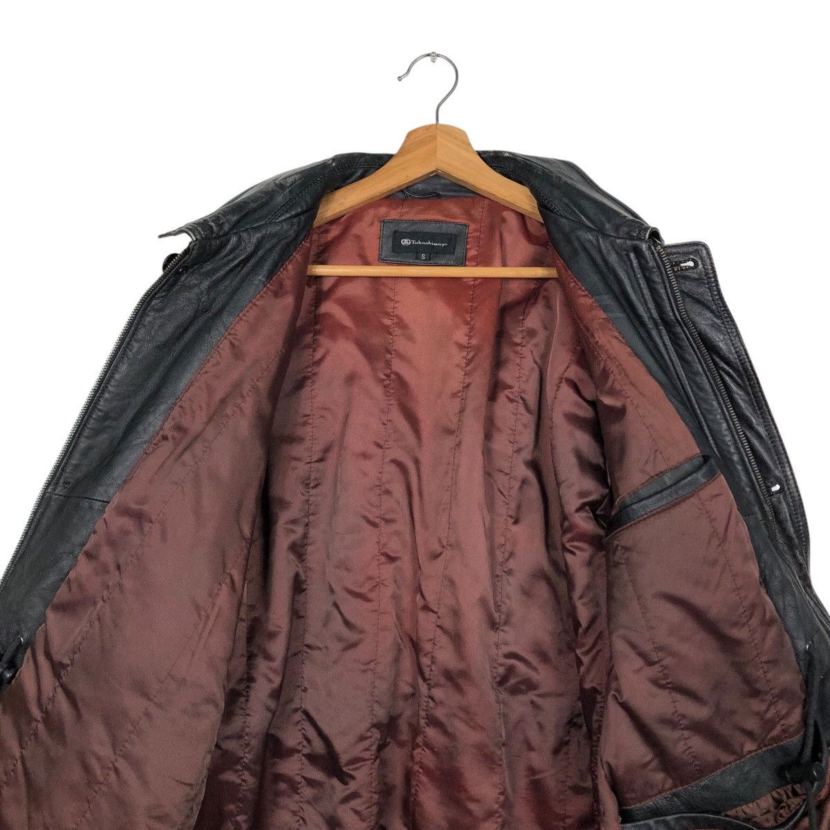 Japanese Brand 📌Vintage Biker Leather Jacket Takashimaya Issey Miyake Size US S / EU 44-46 / 1 - 15 Thumbnail