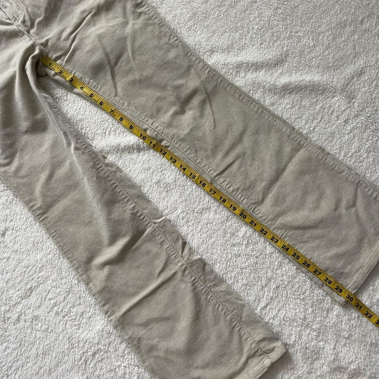 Vintage Y2K 725 Originals Tan Corduroy Flare Pants Size 33" - 5 Thumbnail