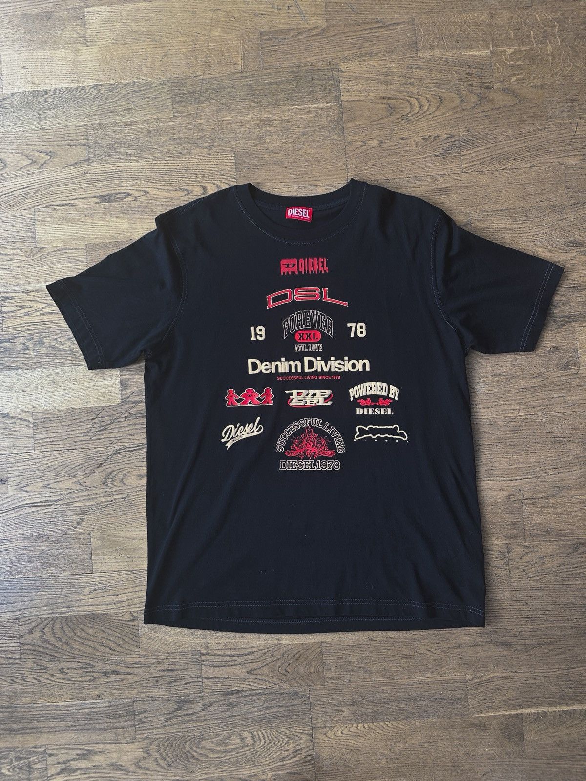 Diesel T-Just-N14 T-Shirt Black Size US L / EU 52-54 / 3 - 1 Thumbnail