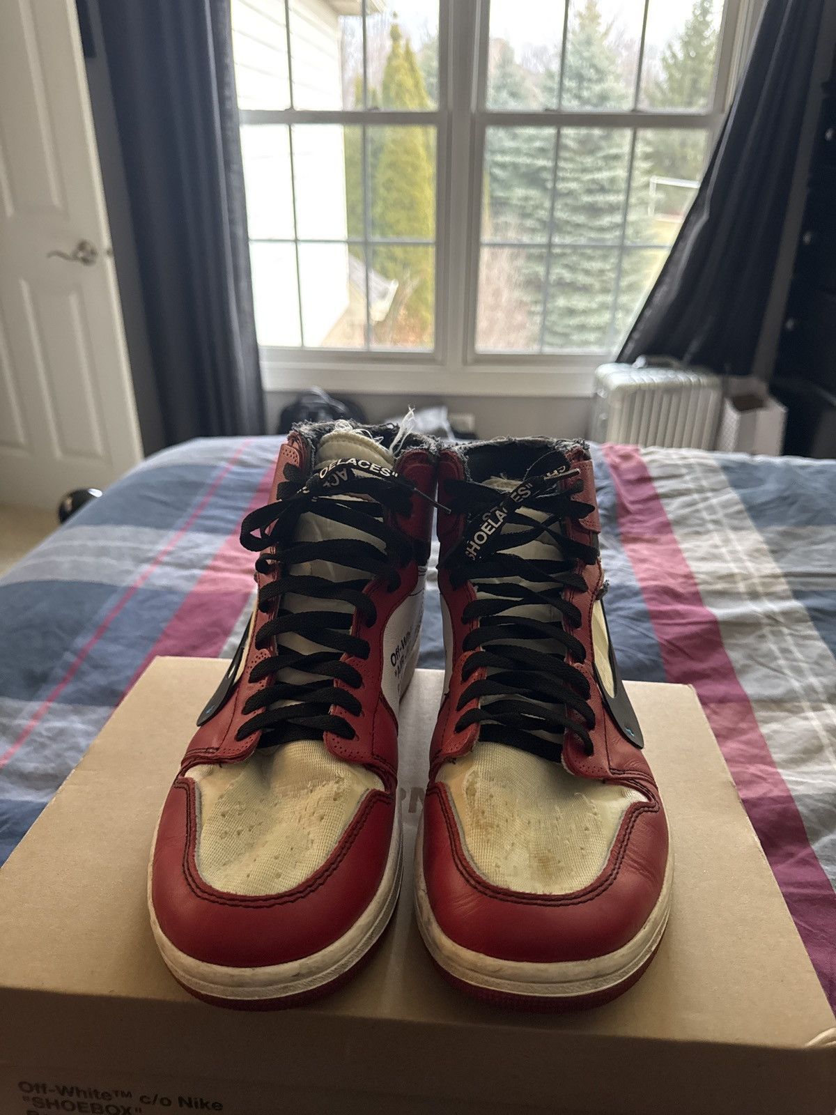 Jordan Brand × Off-White Jordan 1 off white Chicago’s Size US 11 / EU 44 - 6 Thumbnail