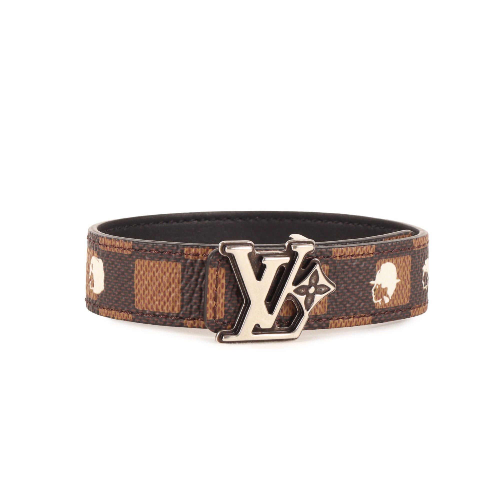 Louis Vuitton Louis Vuitton Bracelet Size: 21 25AW NIGO LV Flower Damier Friendship Reversible (LV Bracelet) Brown Men's K4754 Size ONE SIZE - 1 Thumbnail