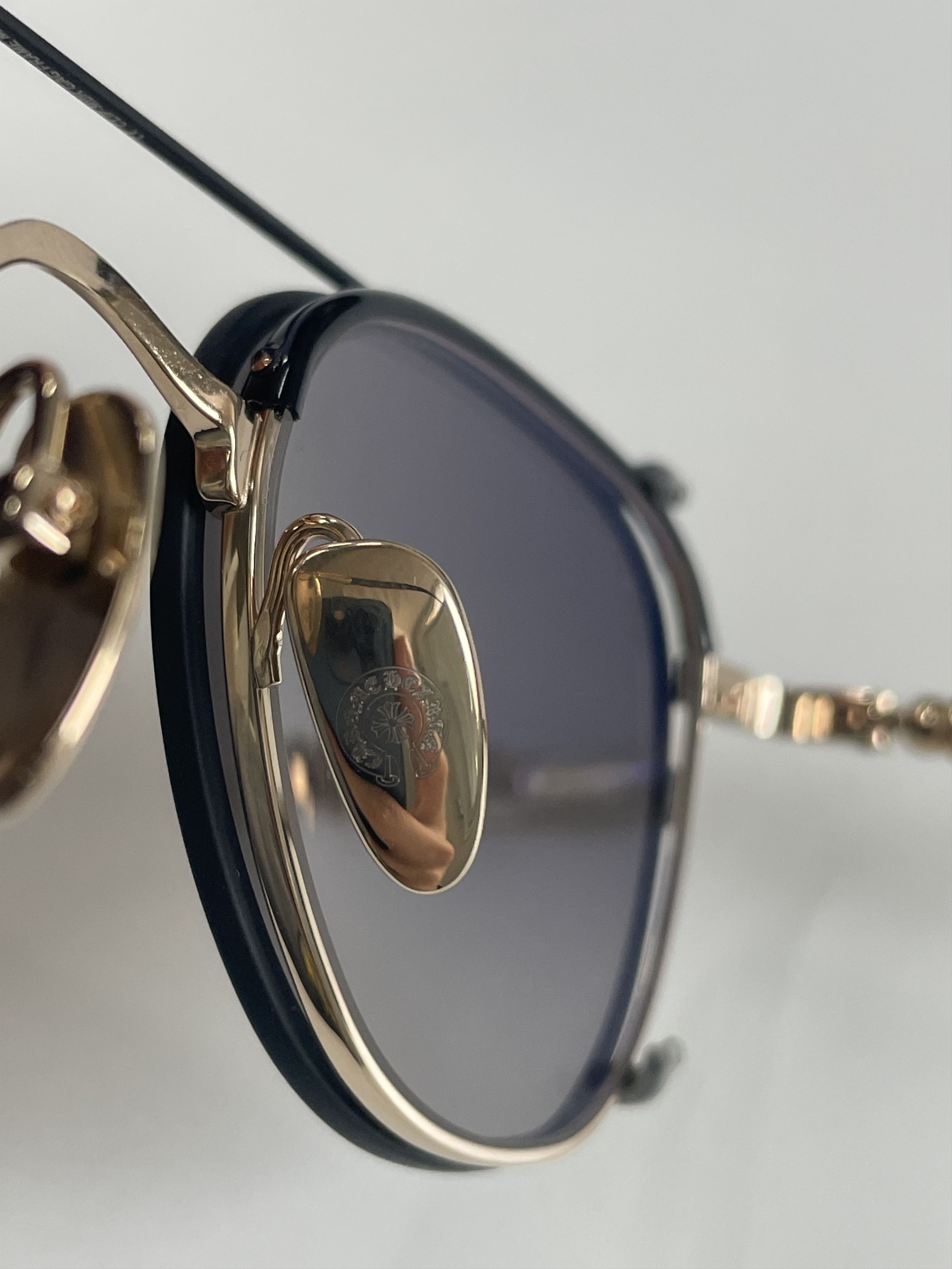 Chrome Hearts Chrome Hearts GAG BK/GP Sunglasses Size ONE SIZE - 9 Thumbnail