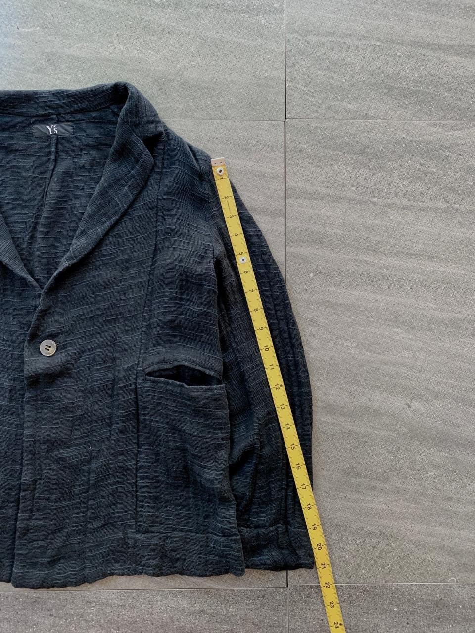Yohji Yamamoto FREE TAX! Ys Knitted Textured Blazer Jacket Size US S / EU 44-46 / 1 - 10 Thumbnail