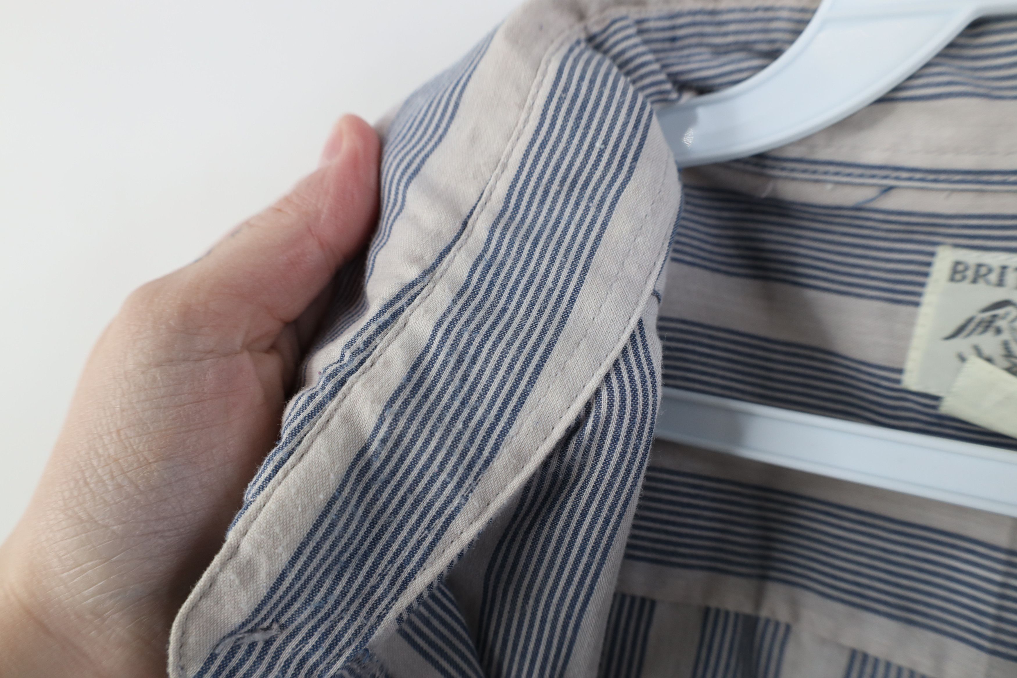 Vintage Vintage 90s Streetwear Block Collared Button Down Shirt Size US XL / EU 56 / 4 - 10 Thumbnail