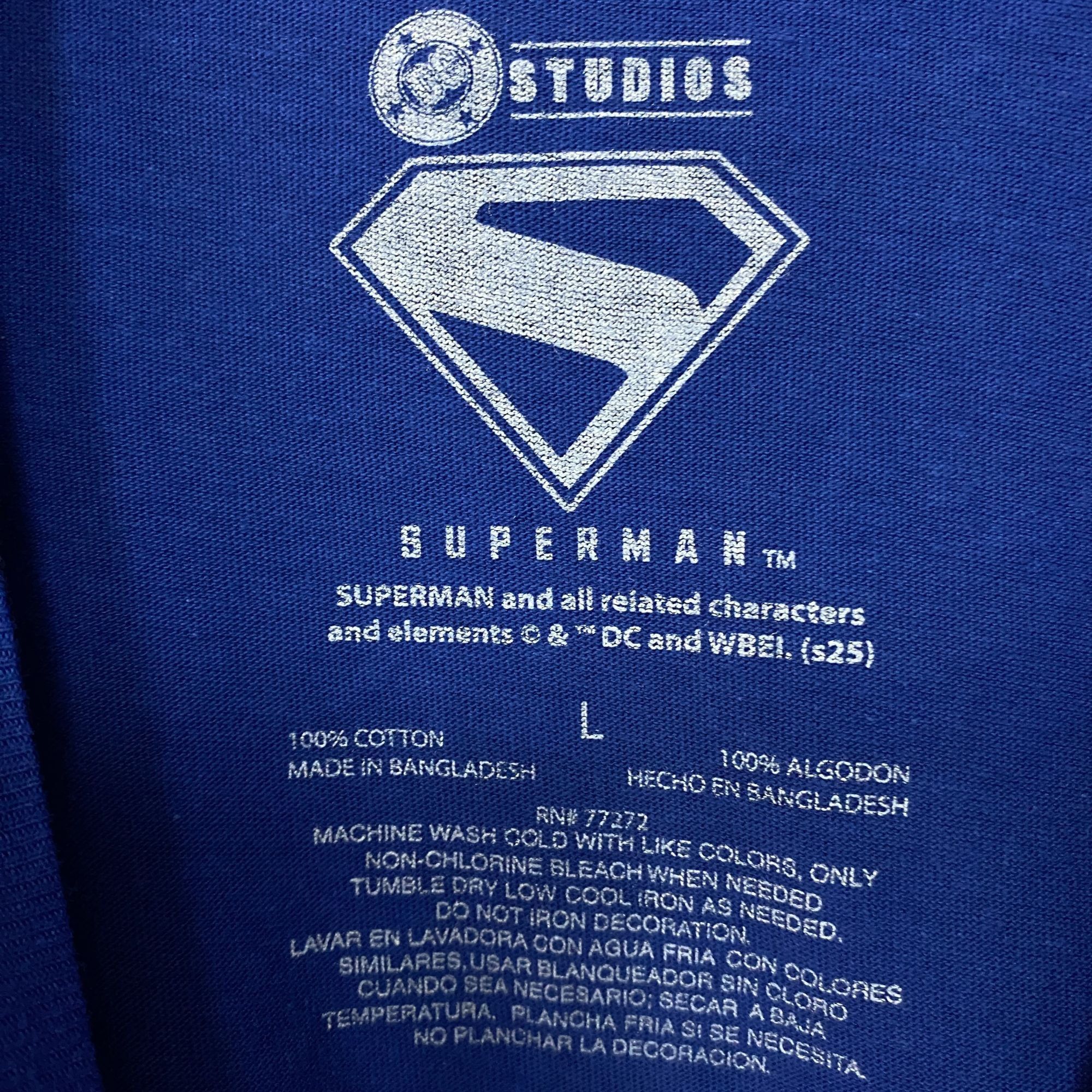 DC Comics DC Comics Superman Logo Graphic T-Shirt Large Size US L / EU 52-54 / 3 - 4 Thumbnail
