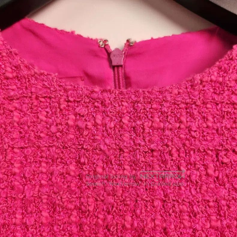 Valentino Valentino Rose red woven dress Size S / US 4 / IT 40 - 2 Thumbnail