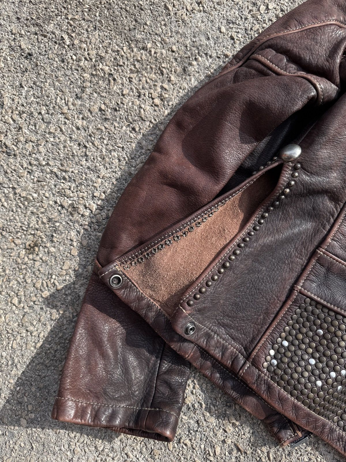 Hollywood Trading Company Hollywood Trading Company HTC studded cowhide leather biker Size M / US 6-8 / IT 42-44 - 6 Thumbnail