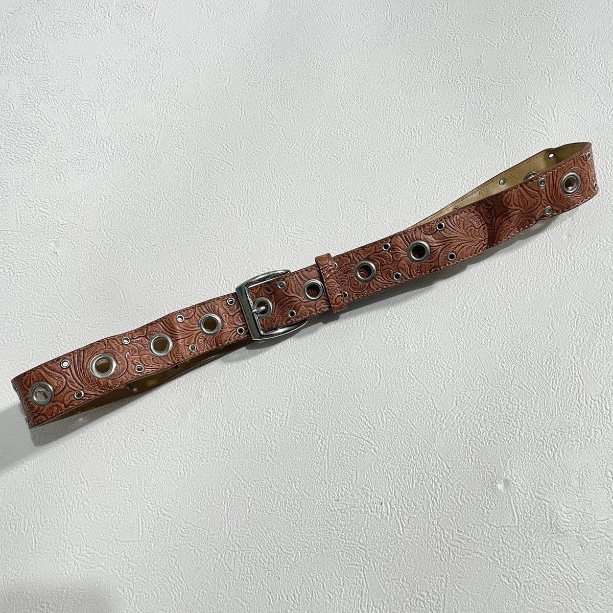 Tornado Mart Vintage western y2k leather belt Size ONE SIZE - 1 Thumbnail