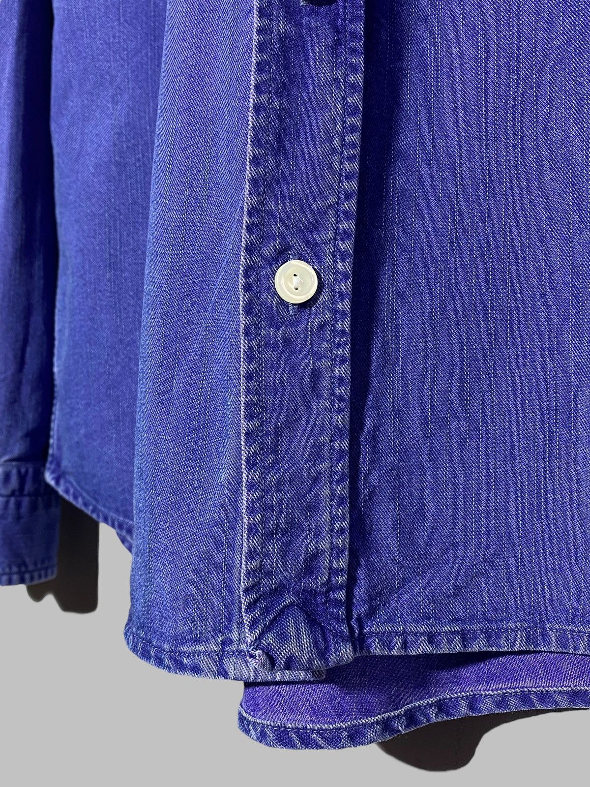 Eton 🔥 ETON DENIM BUTTON DOWN SHIRT SLIM FIT PREPPY STYLE Size US M / EU 48-50 / 2 - 13 Thumbnail