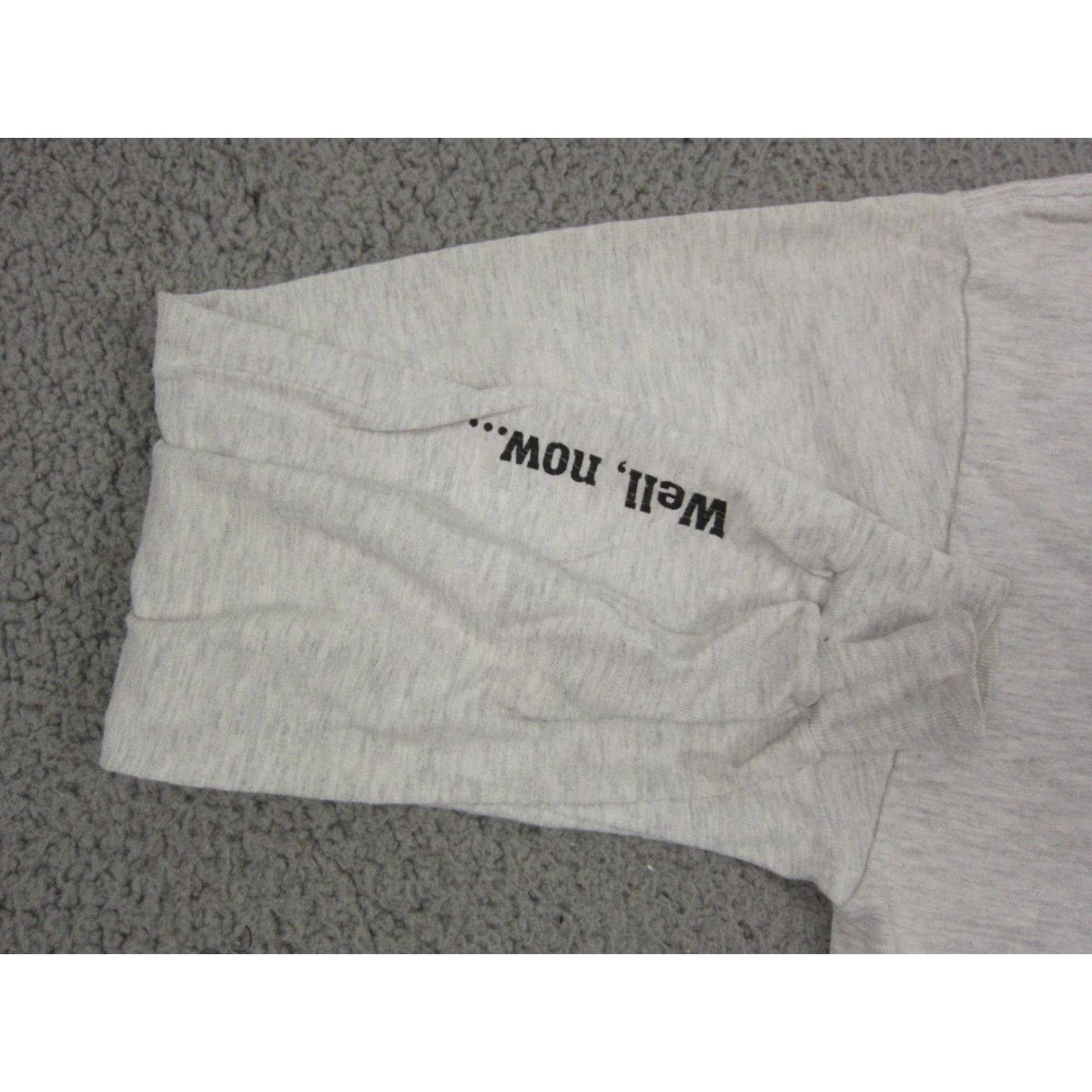 Hanes VINTAGE Hanes Shirt Adult Medium Gray 80s 90s School Classic Carrots Made in USA Mens T-Shirt Crew Neck Short Sleeve Size US M / EU 48-50 / 2 - 3 Thumbnail