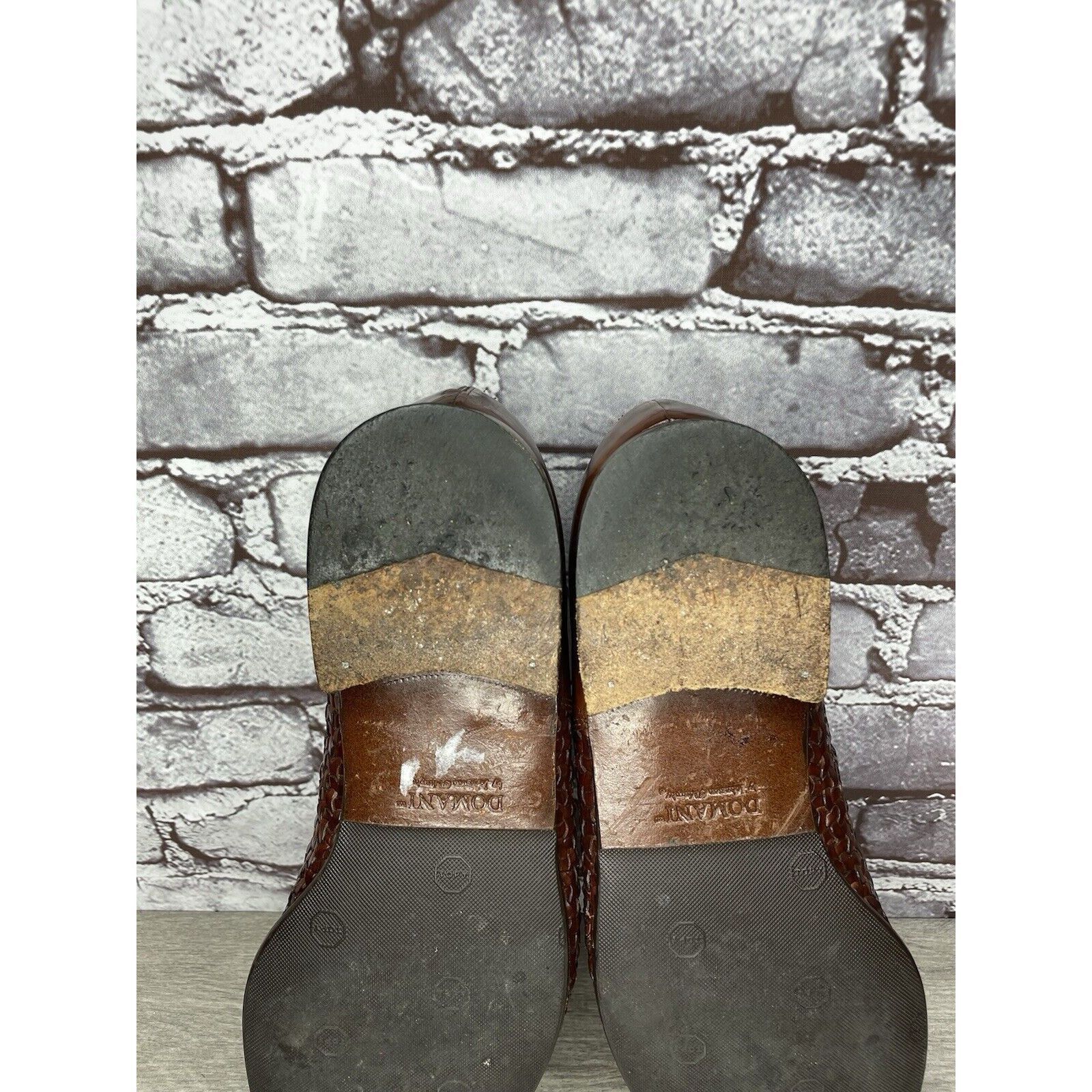 Johnston & Murphy Johnston Murphy Domani Brown Leather Cap Toe Basketweave Lac Size US 10.5 / EU 43-44 - 9 Thumbnail