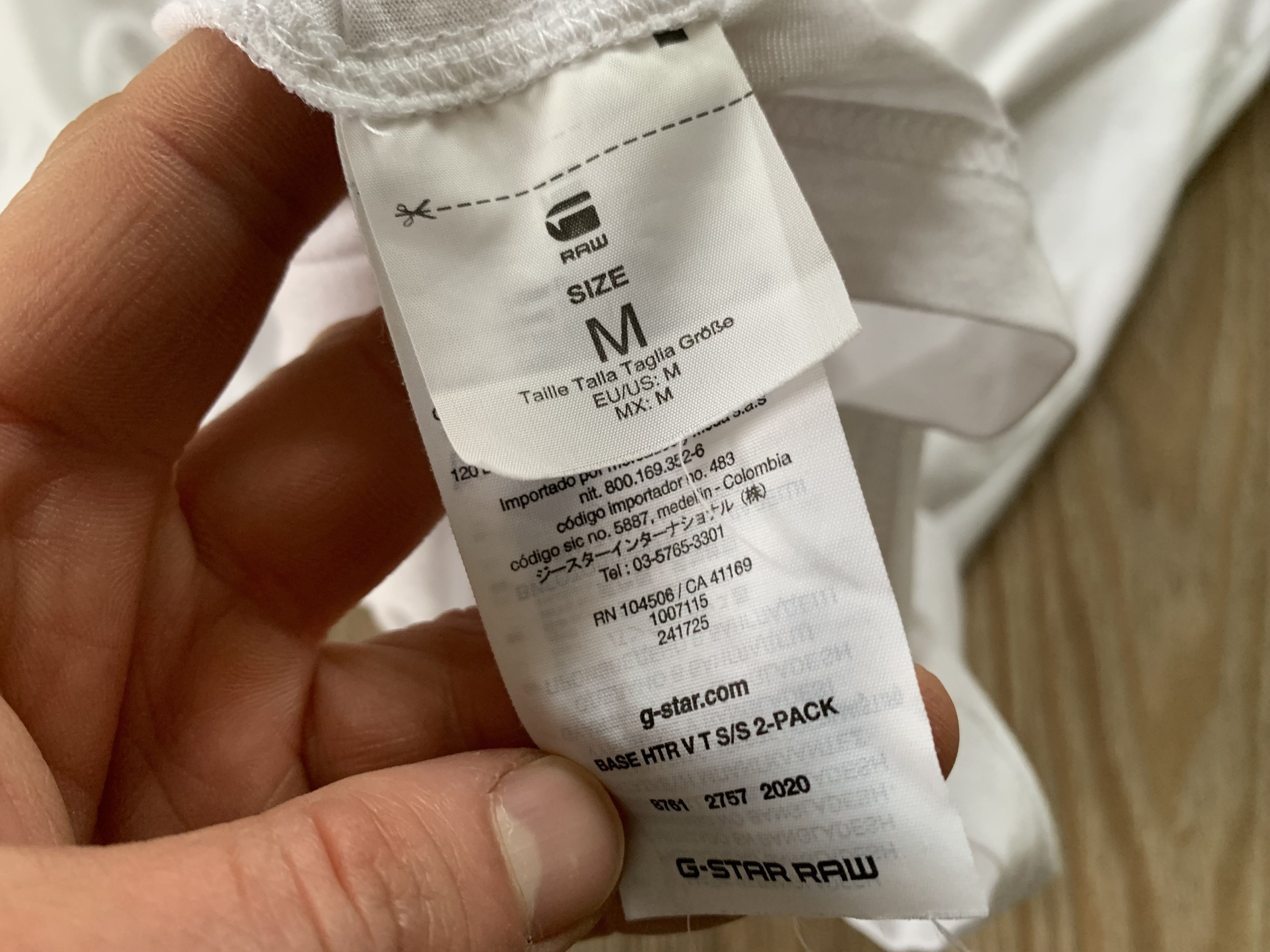 G-Star G-Star Raw White Basic V Neck T Shirt Size M / US 6-8 / IT 42-44 - 6 Thumbnail