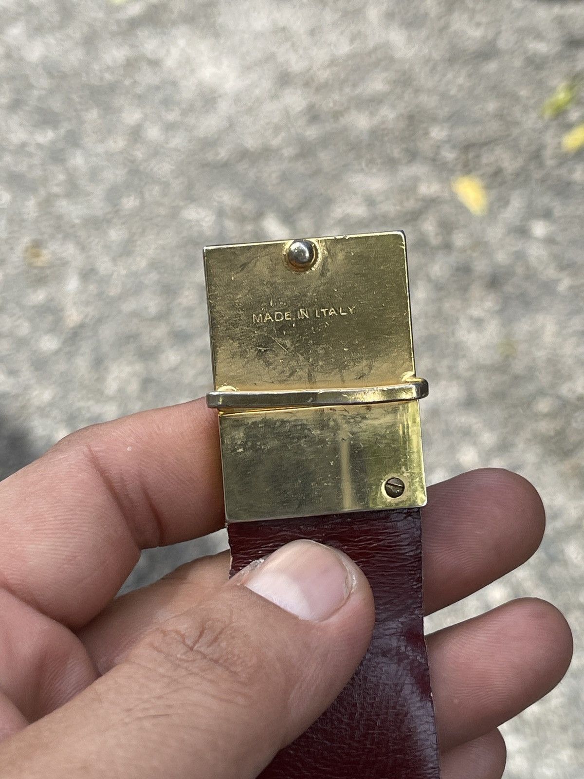 Dior Rare🔥Vintage 80s Dior Leather Belt Size ONE SIZE - 5 Thumbnail