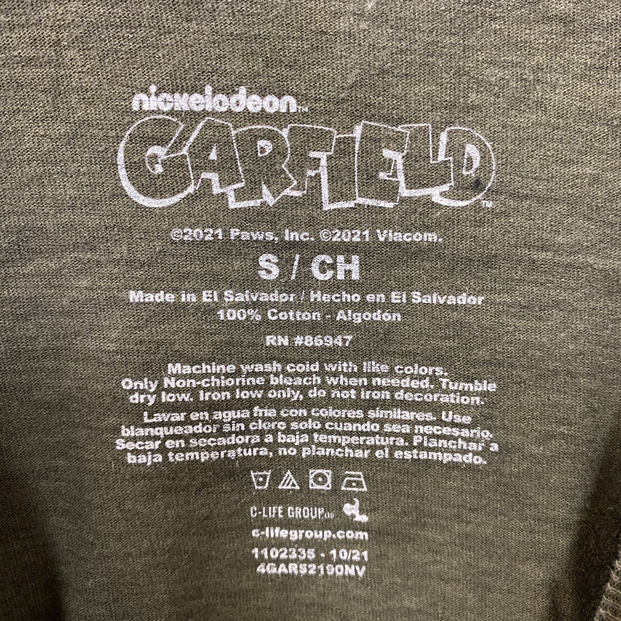 Nickelodeon Garfield Hunger Cravings Long Sleeve T-Shirt Size Small Size US S / EU 44-46 / 1 - 4 Thumbnail