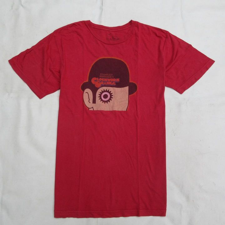 Vintage 2009 Clockwork Orange T Shirt tee In Red Grapes Colour Wta Size US M / EU 48-50 / 2 - 5 Thumbnail